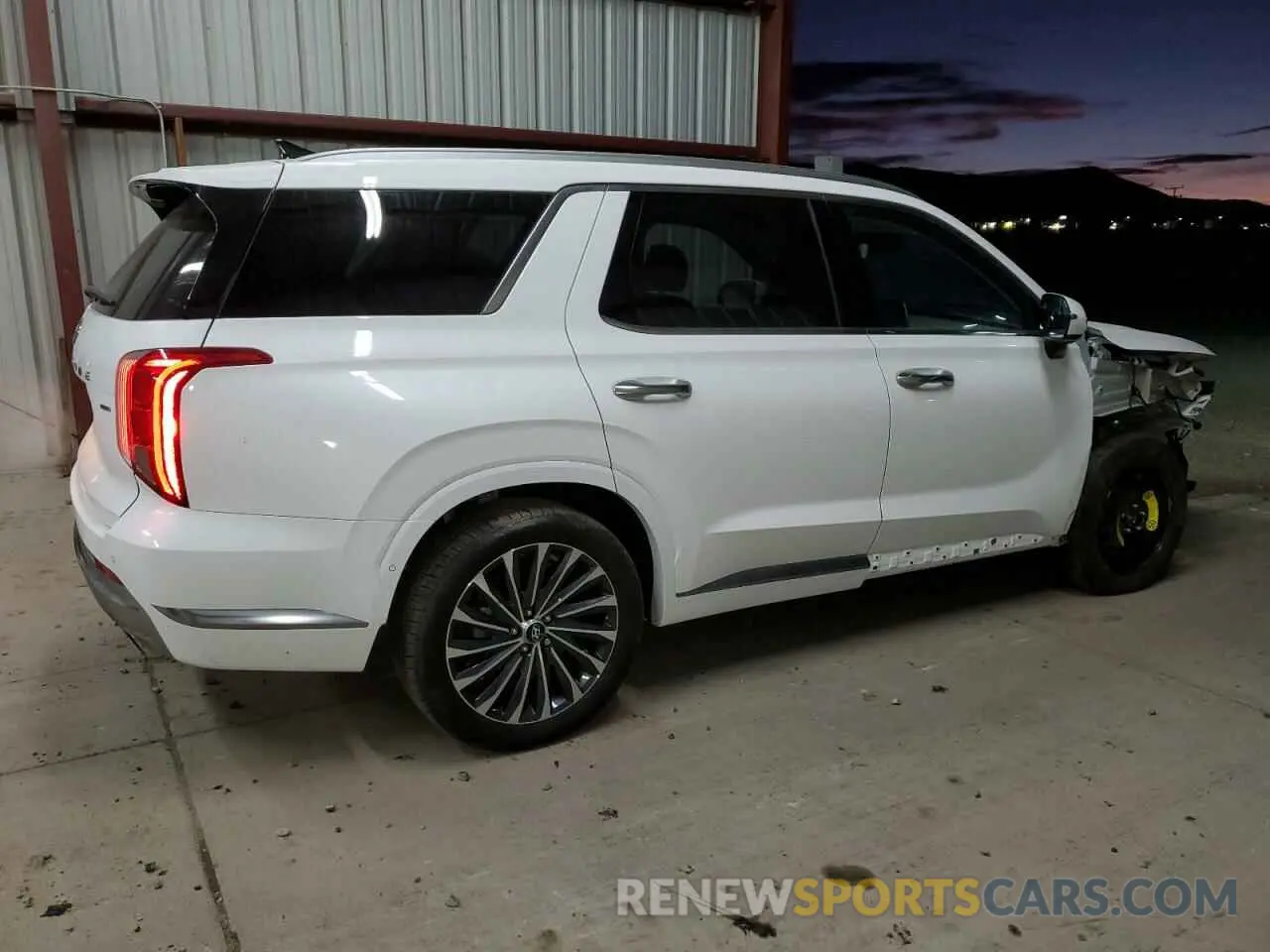 3 Photograph of a damaged car KM8R5DGE6PU599857 HYUNDAI PALISADE 2023
