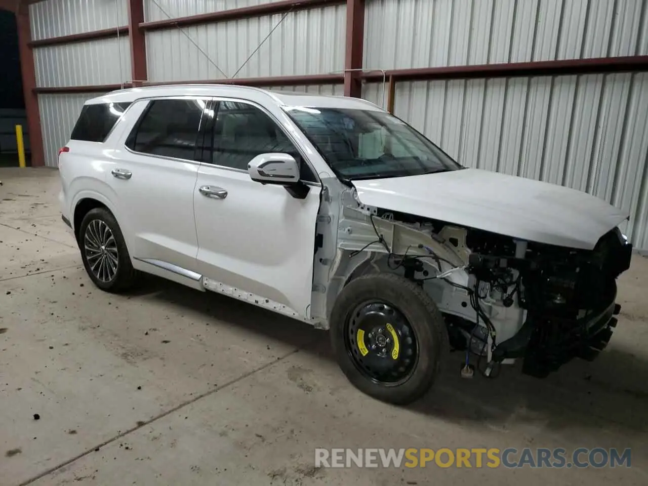 4 Photograph of a damaged car KM8R5DGE6PU599857 HYUNDAI PALISADE 2023