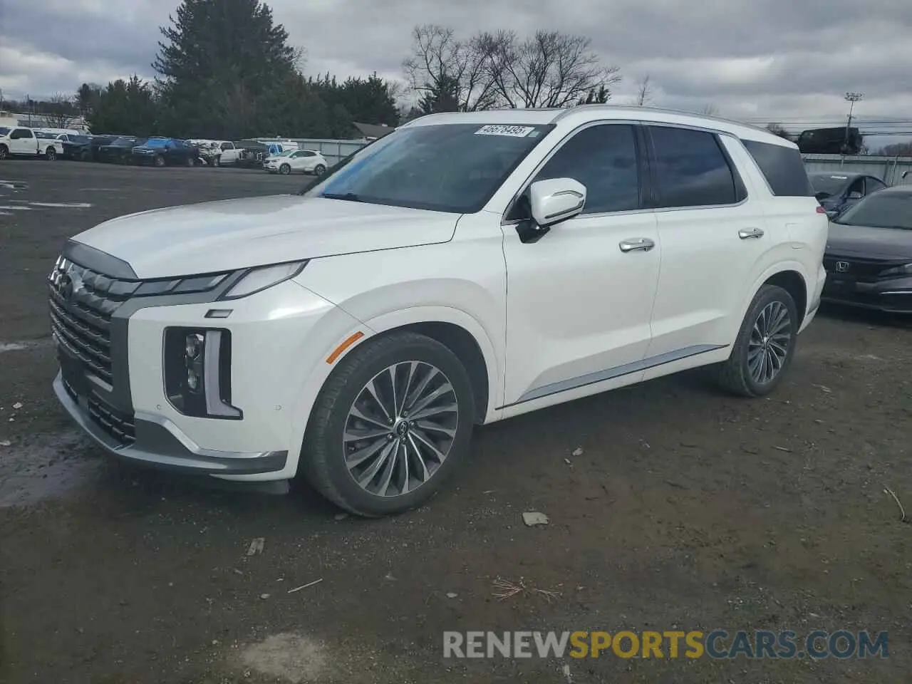 1 Photograph of a damaged car KM8R5DGE7PU533771 HYUNDAI PALISADE 2023
