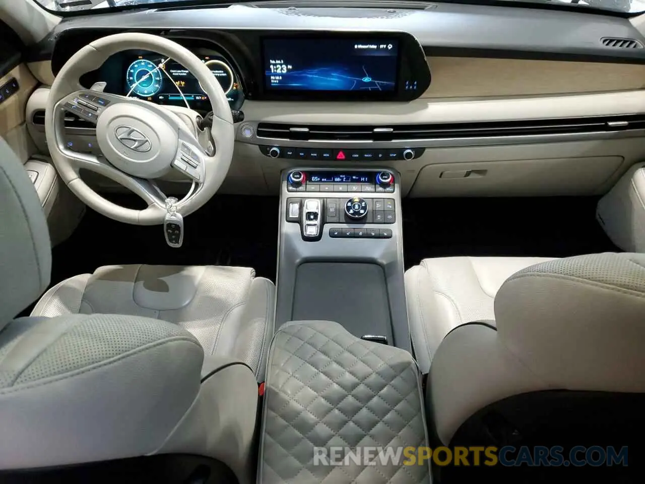 8 Photograph of a damaged car KM8R5DGE8PU498321 HYUNDAI PALISADE 2023