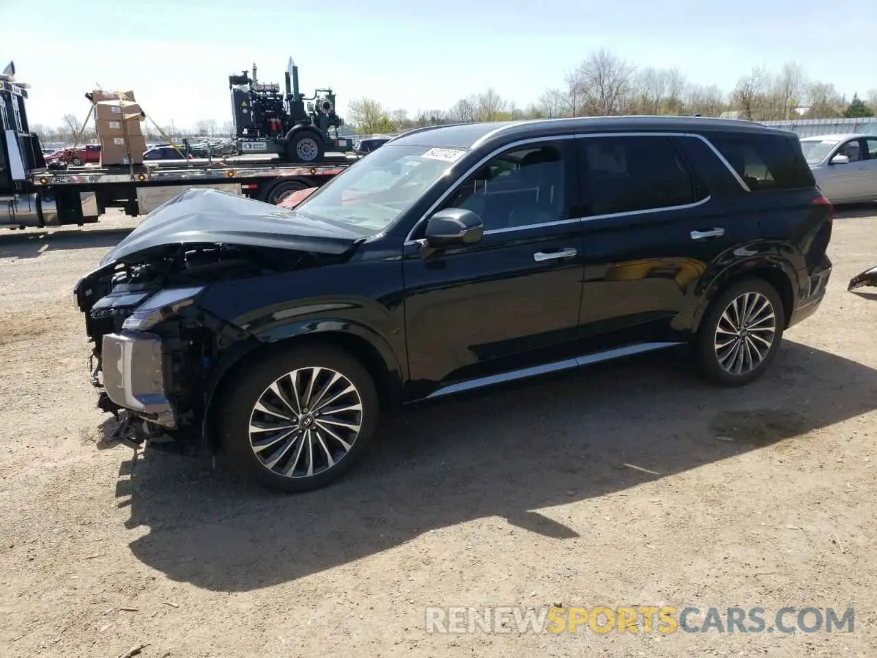 1 Photograph of a damaged car KM8R5DGE8PU632664 HYUNDAI PALISADE 2023