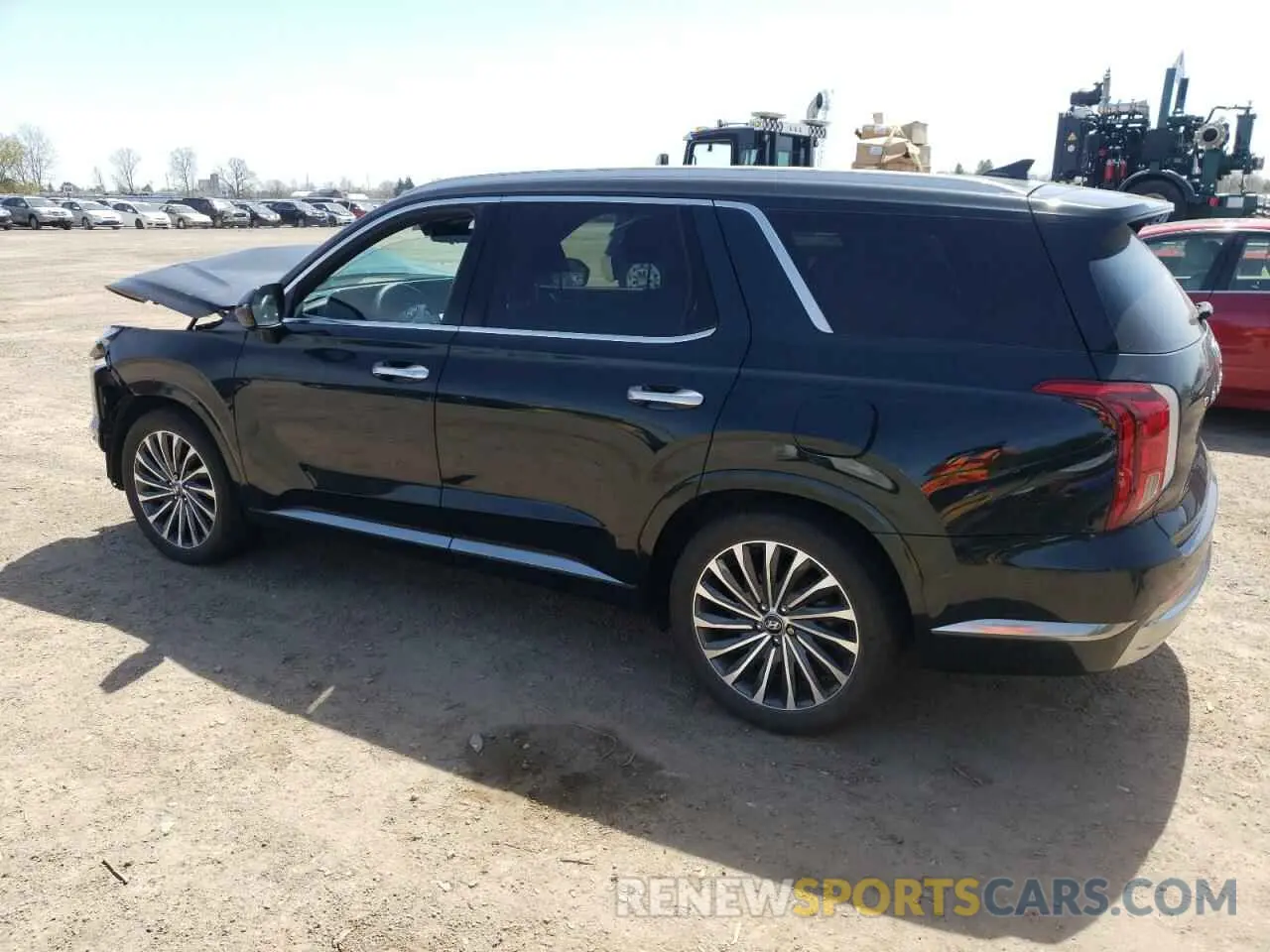 2 Photograph of a damaged car KM8R5DGE8PU632664 HYUNDAI PALISADE 2023