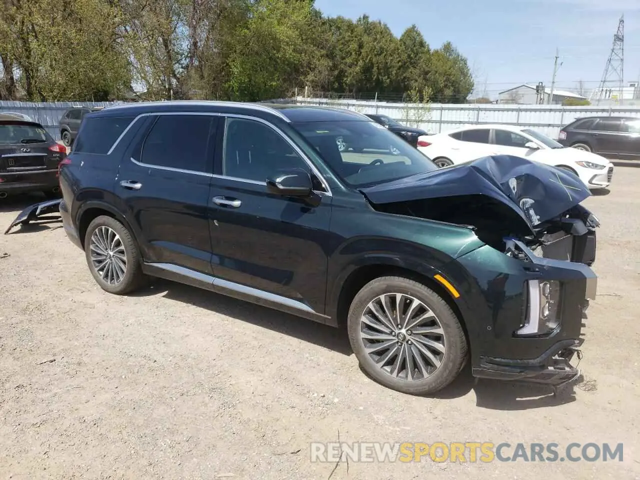 4 Photograph of a damaged car KM8R5DGE8PU632664 HYUNDAI PALISADE 2023