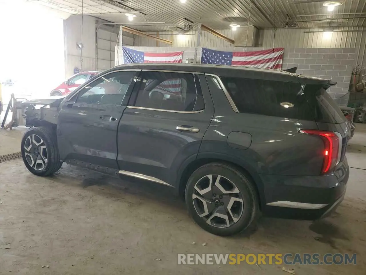 2 Photograph of a damaged car KM8R5DGEXPU518746 HYUNDAI PALISADE 2023
