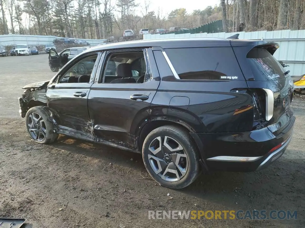 2 Photograph of a damaged car KM8R5DGEXPU567848 HYUNDAI PALISADE 2023