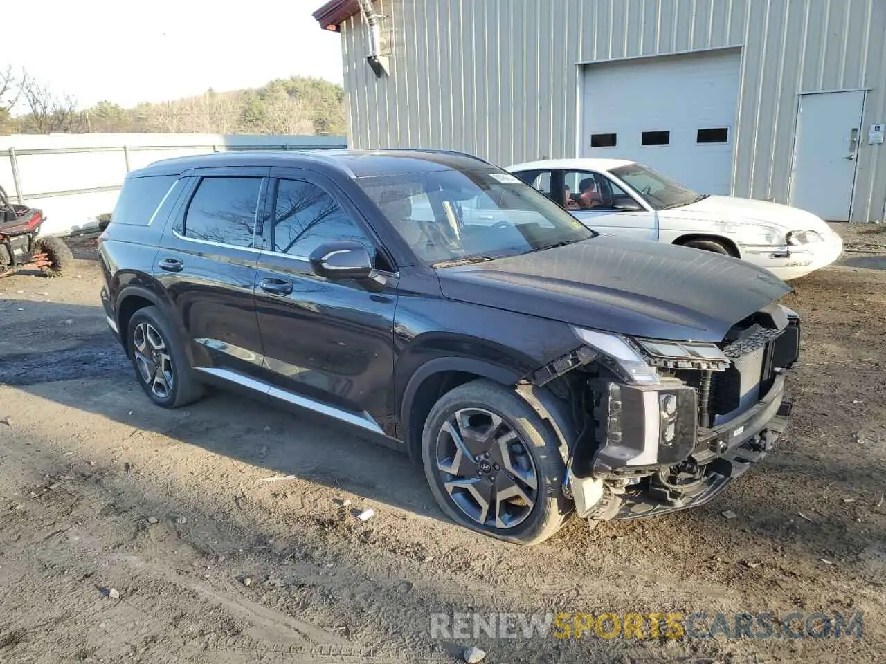 4 Photograph of a damaged car KM8R5DGEXPU567848 HYUNDAI PALISADE 2023