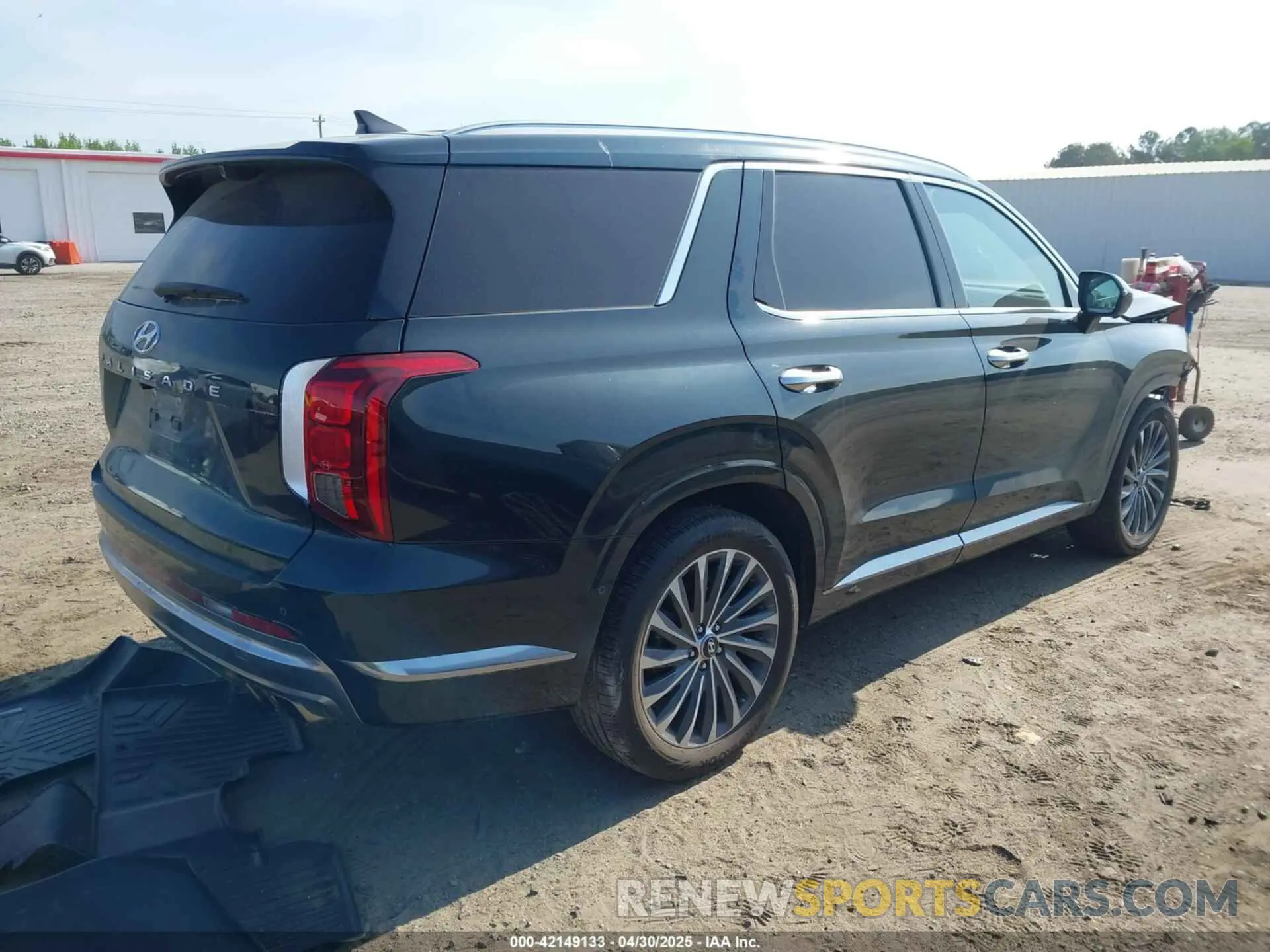 4 Photograph of a damaged car KM8R74GE0PU504784 HYUNDAI PALISADE 2023