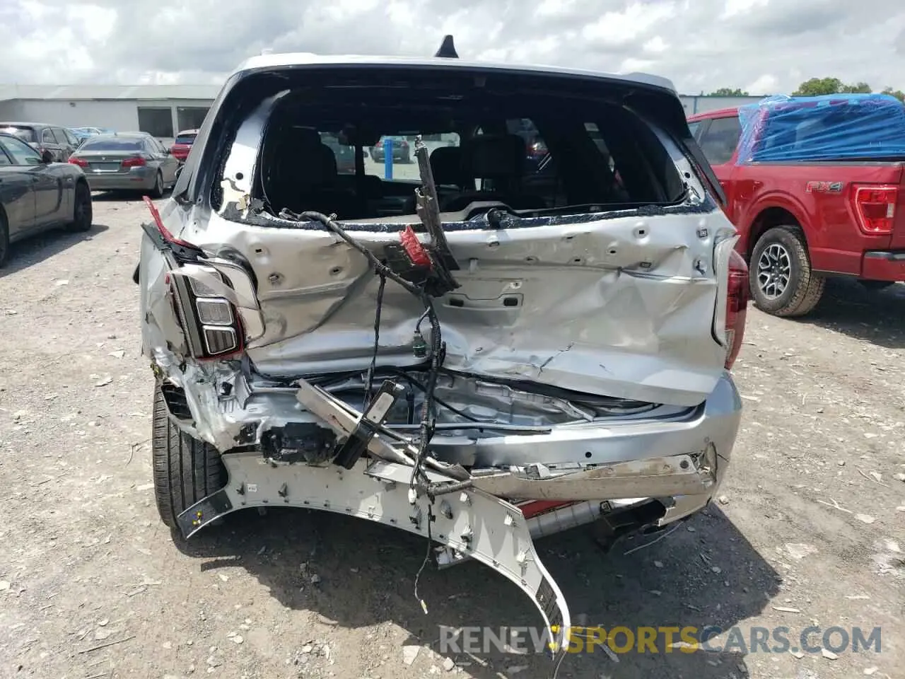 6 Photograph of a damaged car KM8R74GE2PU509520 HYUNDAI PALISADE 2023