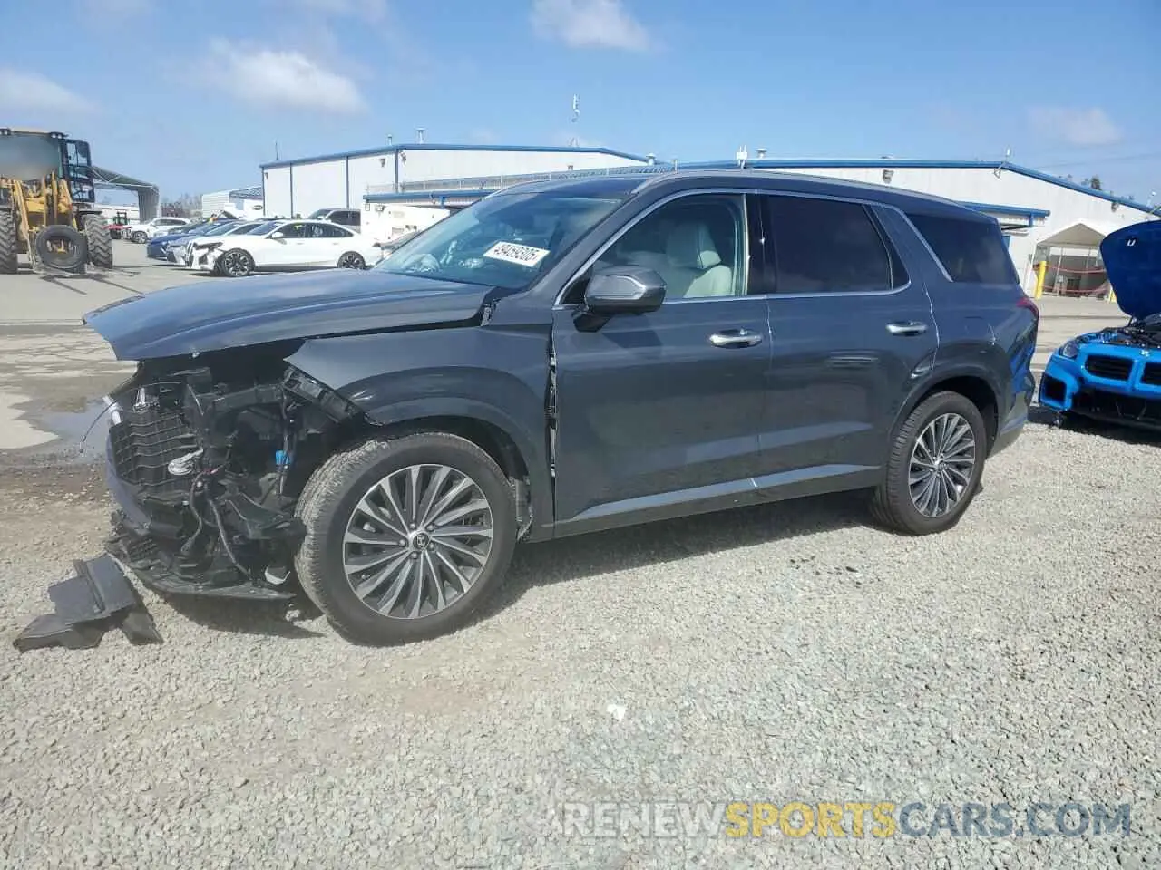 1 Photograph of a damaged car KM8R74GE3PU516170 HYUNDAI PALISADE 2023