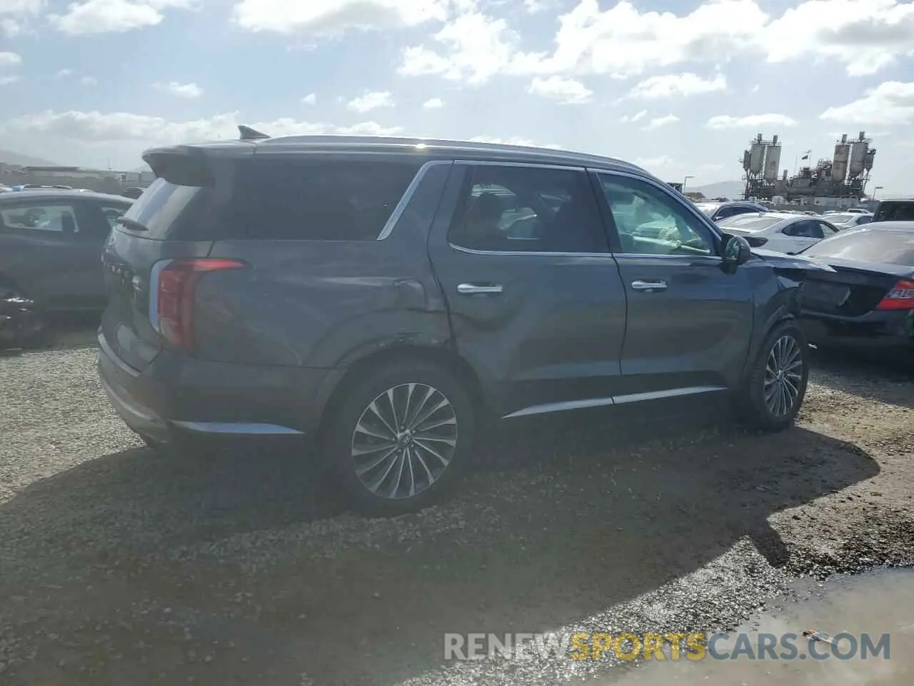 3 Photograph of a damaged car KM8R74GE3PU516170 HYUNDAI PALISADE 2023