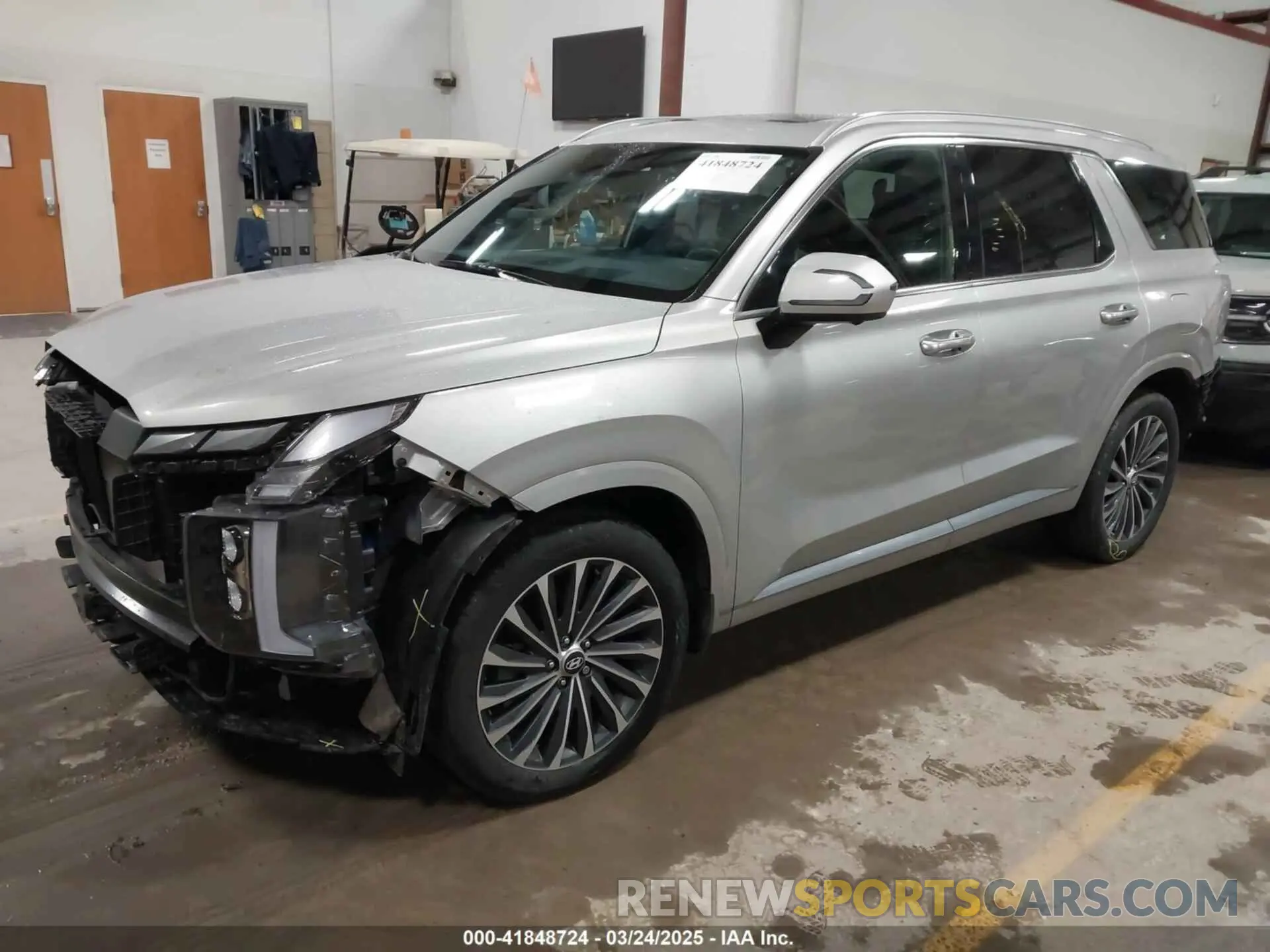 2 Photograph of a damaged car KM8R74GE3PU542574 HYUNDAI PALISADE 2023