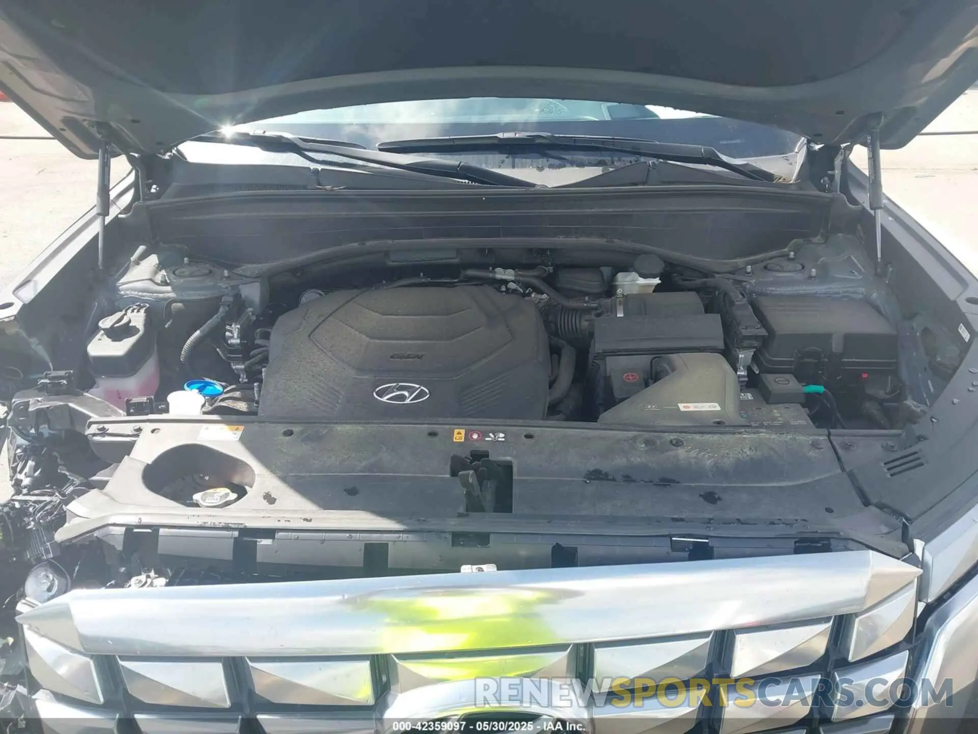 10 Photograph of a damaged car KM8R74GE3PU625518 HYUNDAI PALISADE 2023