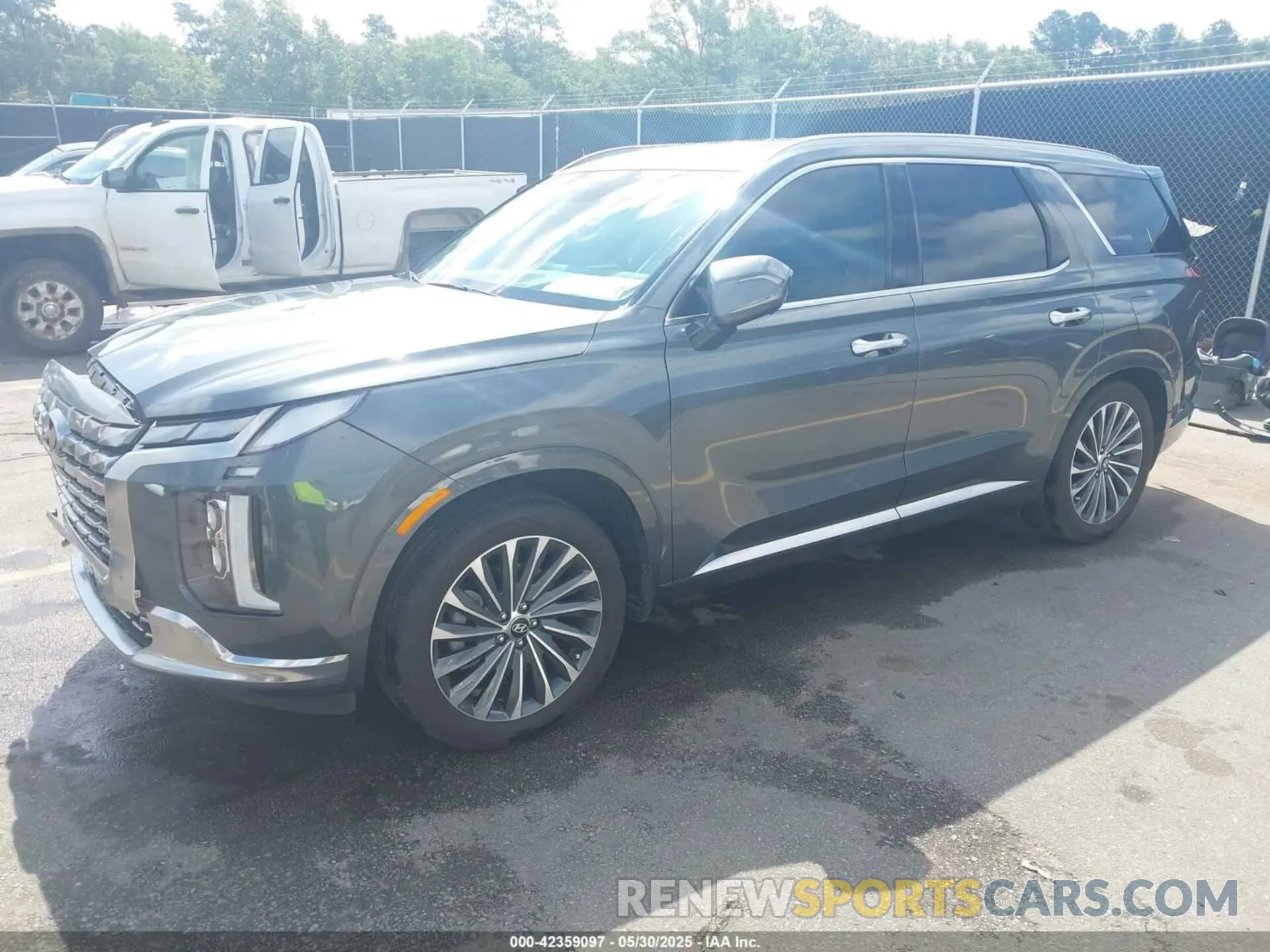 2 Photograph of a damaged car KM8R74GE3PU625518 HYUNDAI PALISADE 2023