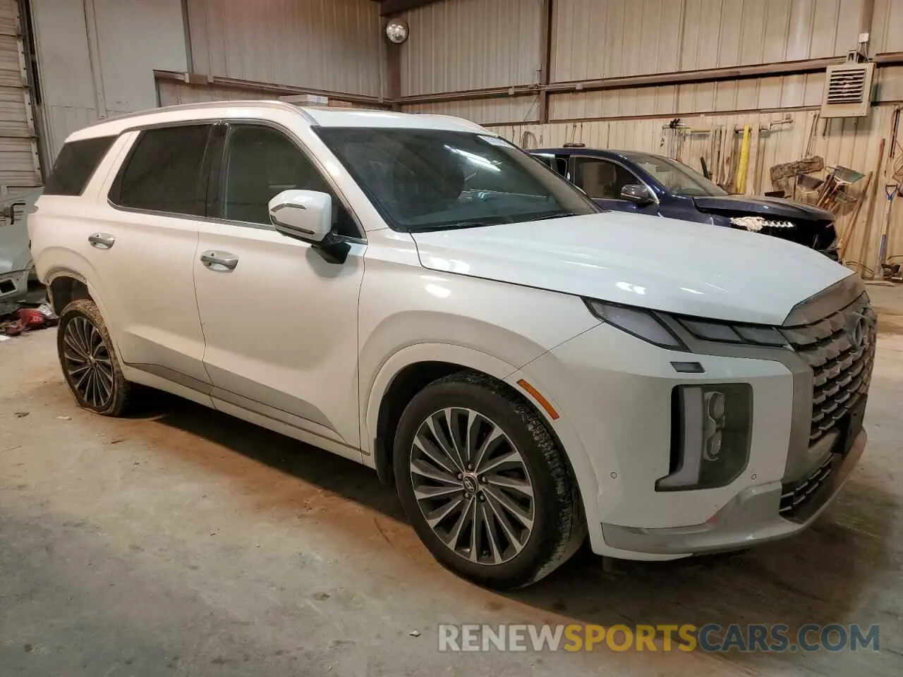 4 Photograph of a damaged car KM8R74GE4PU618948 HYUNDAI PALISADE 2023