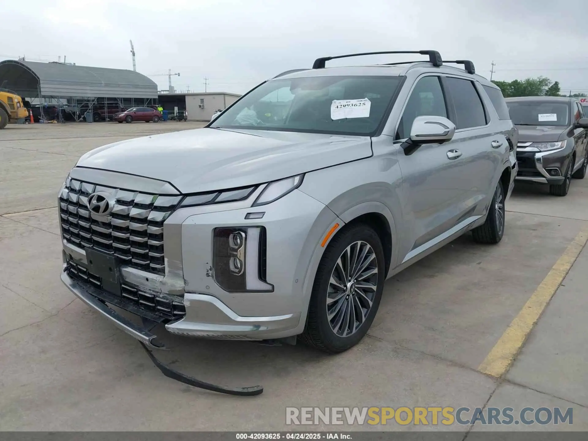 2 Photograph of a damaged car KM8R74GE5PU551034 HYUNDAI PALISADE 2023