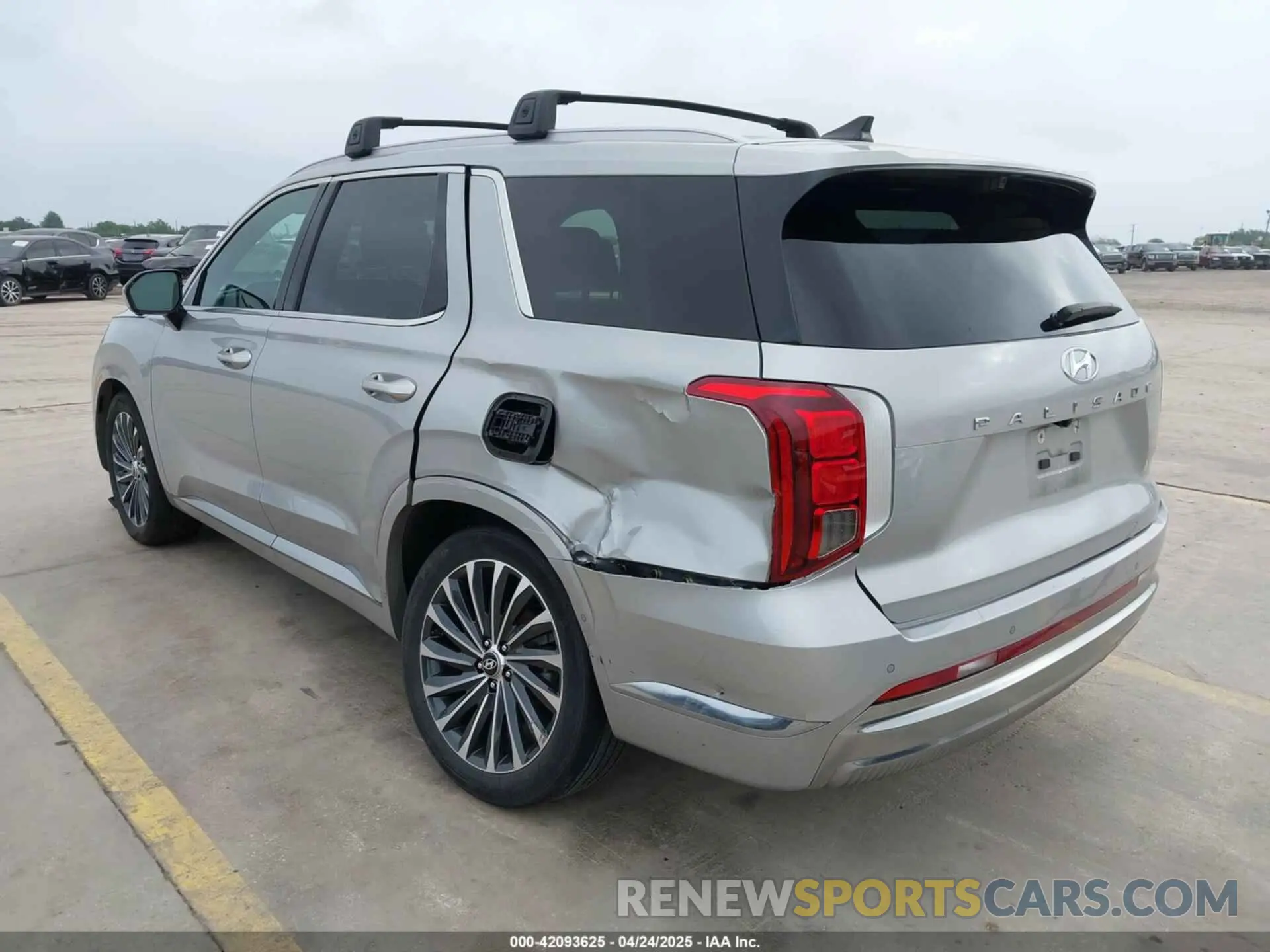 3 Photograph of a damaged car KM8R74GE5PU551034 HYUNDAI PALISADE 2023