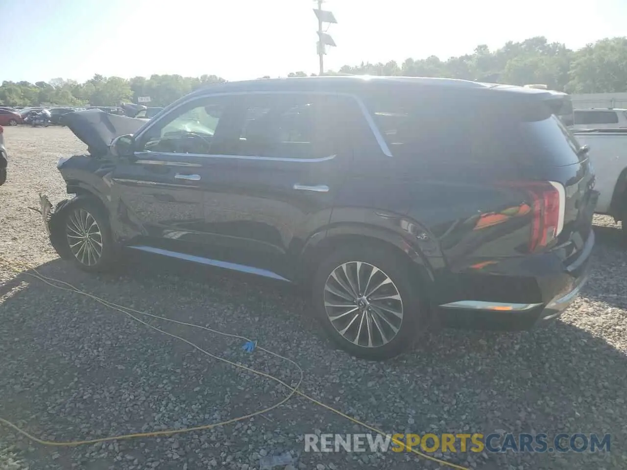 2 Photograph of a damaged car KM8R74GE5PU580257 HYUNDAI PALISADE 2023