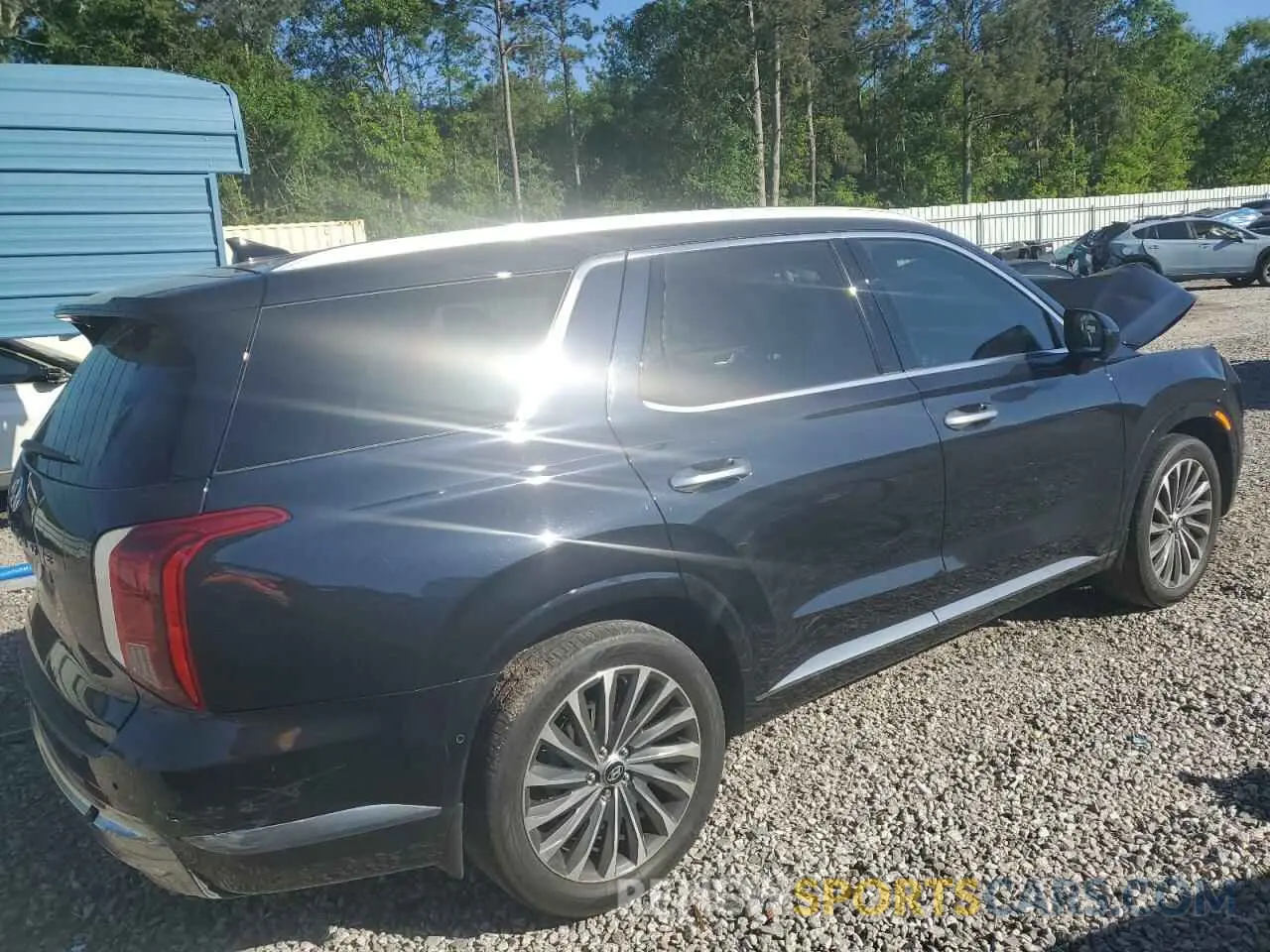 3 Photograph of a damaged car KM8R74GE5PU580257 HYUNDAI PALISADE 2023