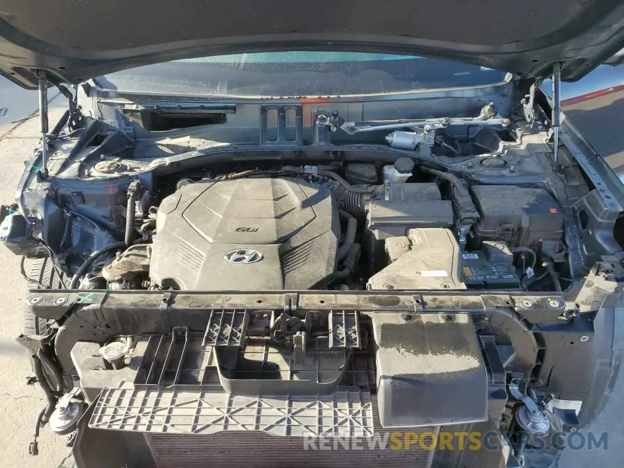 14 Photograph of a damaged car KM8R74GE5PU601026 HYUNDAI PALISADE 2023