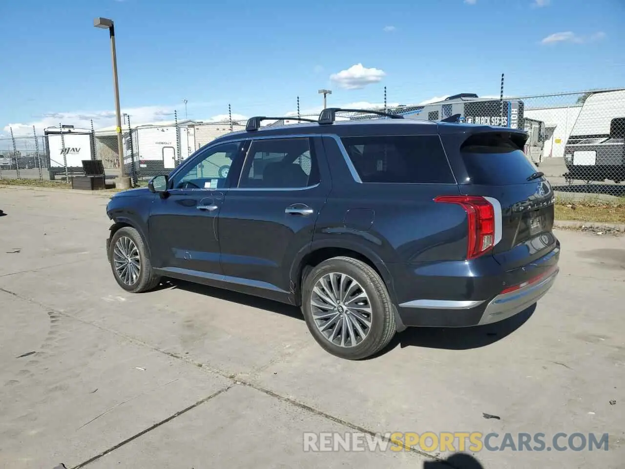 2 Photograph of a damaged car KM8R74GE5PU601026 HYUNDAI PALISADE 2023