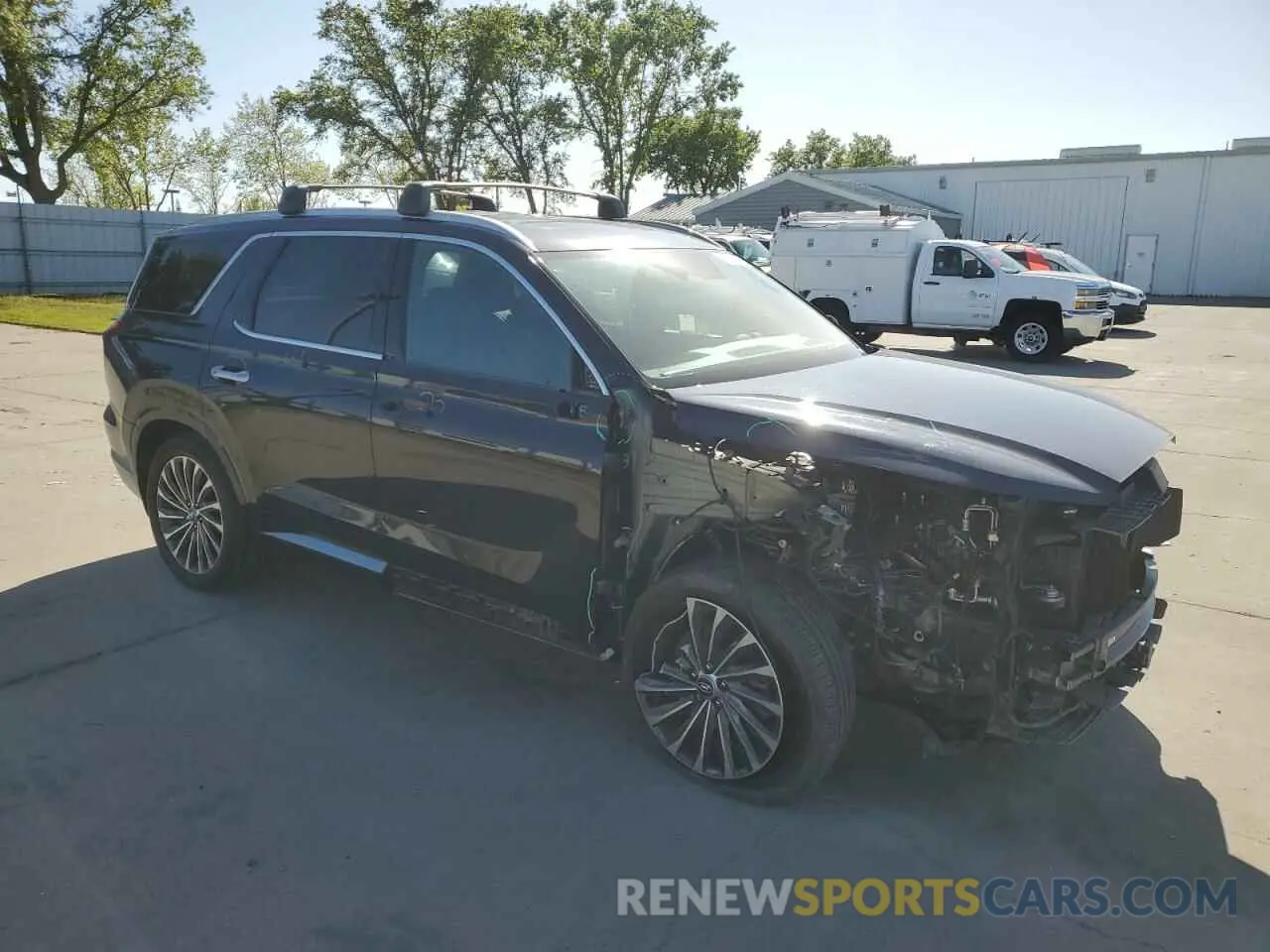 4 Photograph of a damaged car KM8R74GE5PU601026 HYUNDAI PALISADE 2023