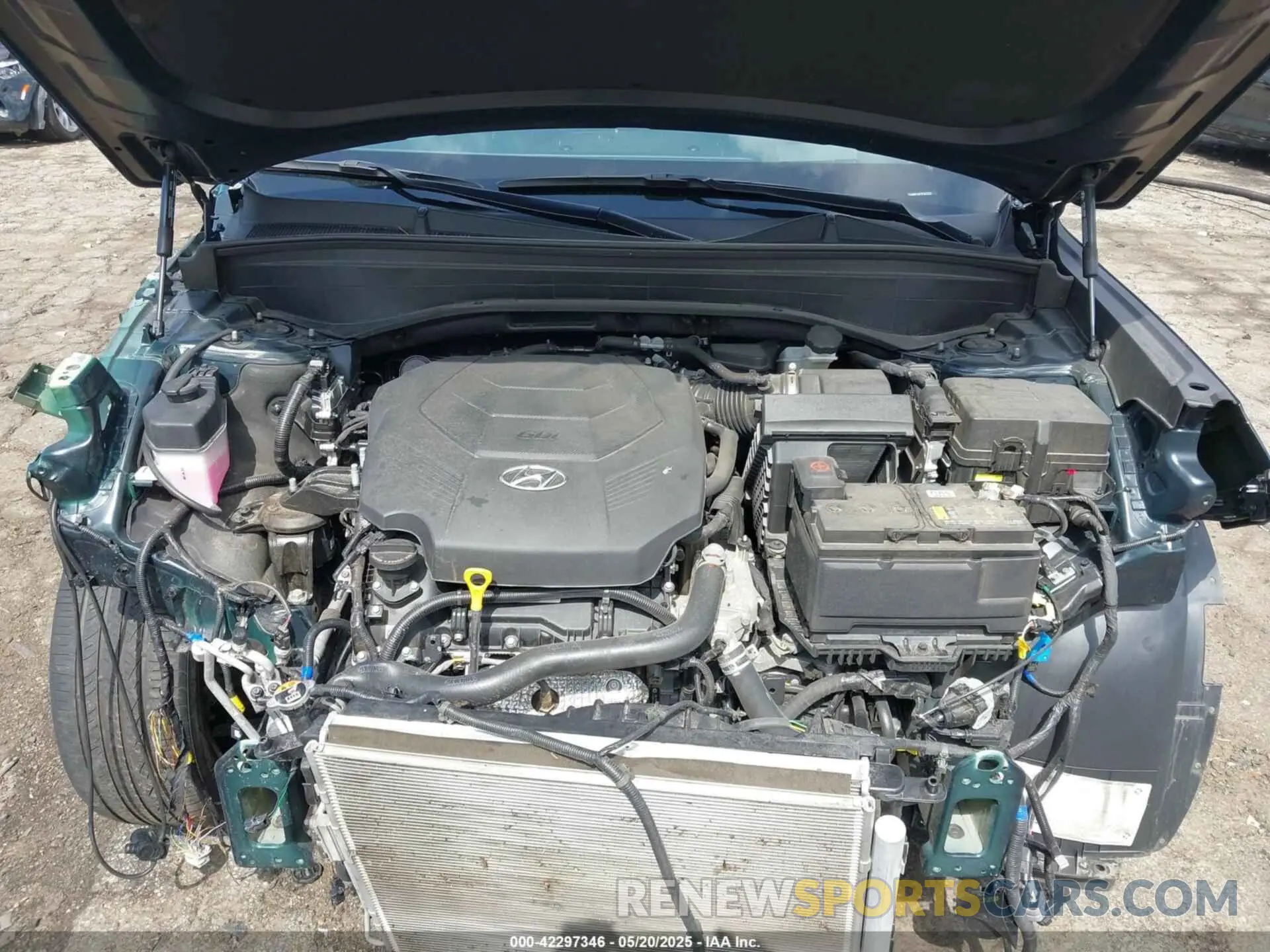 10 Photograph of a damaged car KM8R74GE5PU620210 HYUNDAI PALISADE 2023