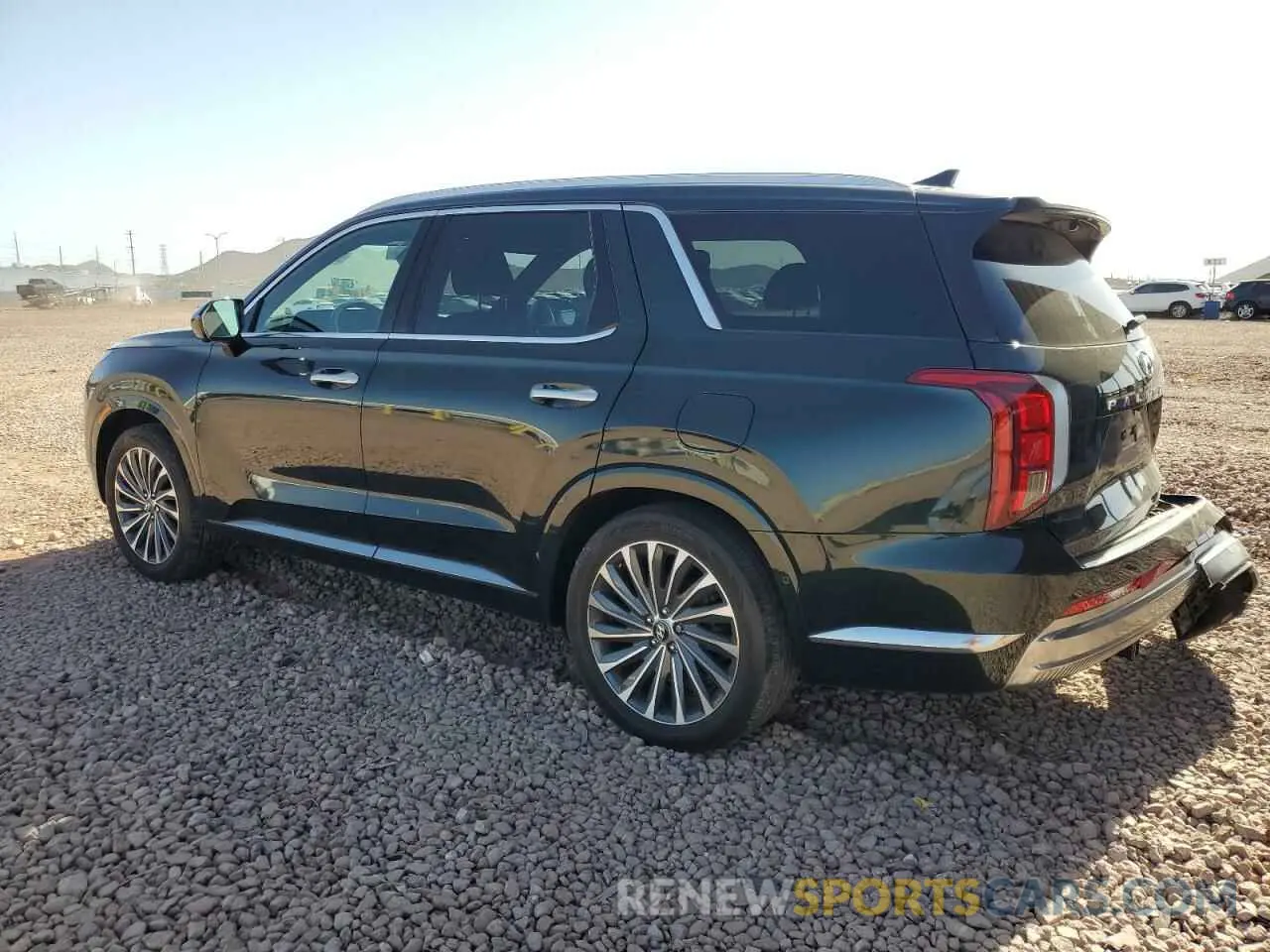 2 Photograph of a damaged car KM8R74GE7PU498773 HYUNDAI PALISADE 2023