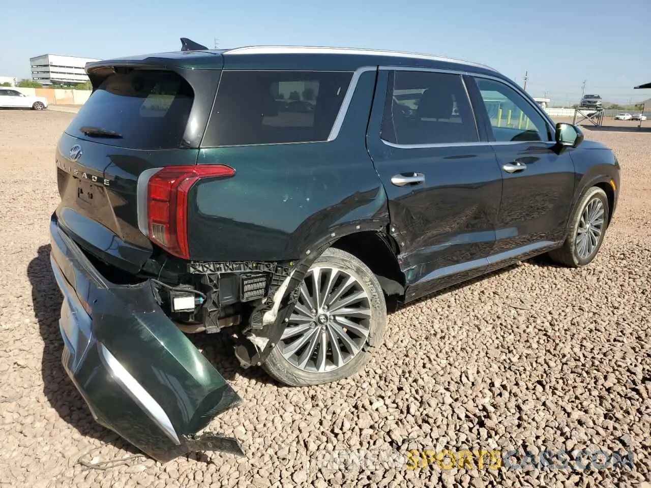 3 Photograph of a damaged car KM8R74GE7PU498773 HYUNDAI PALISADE 2023