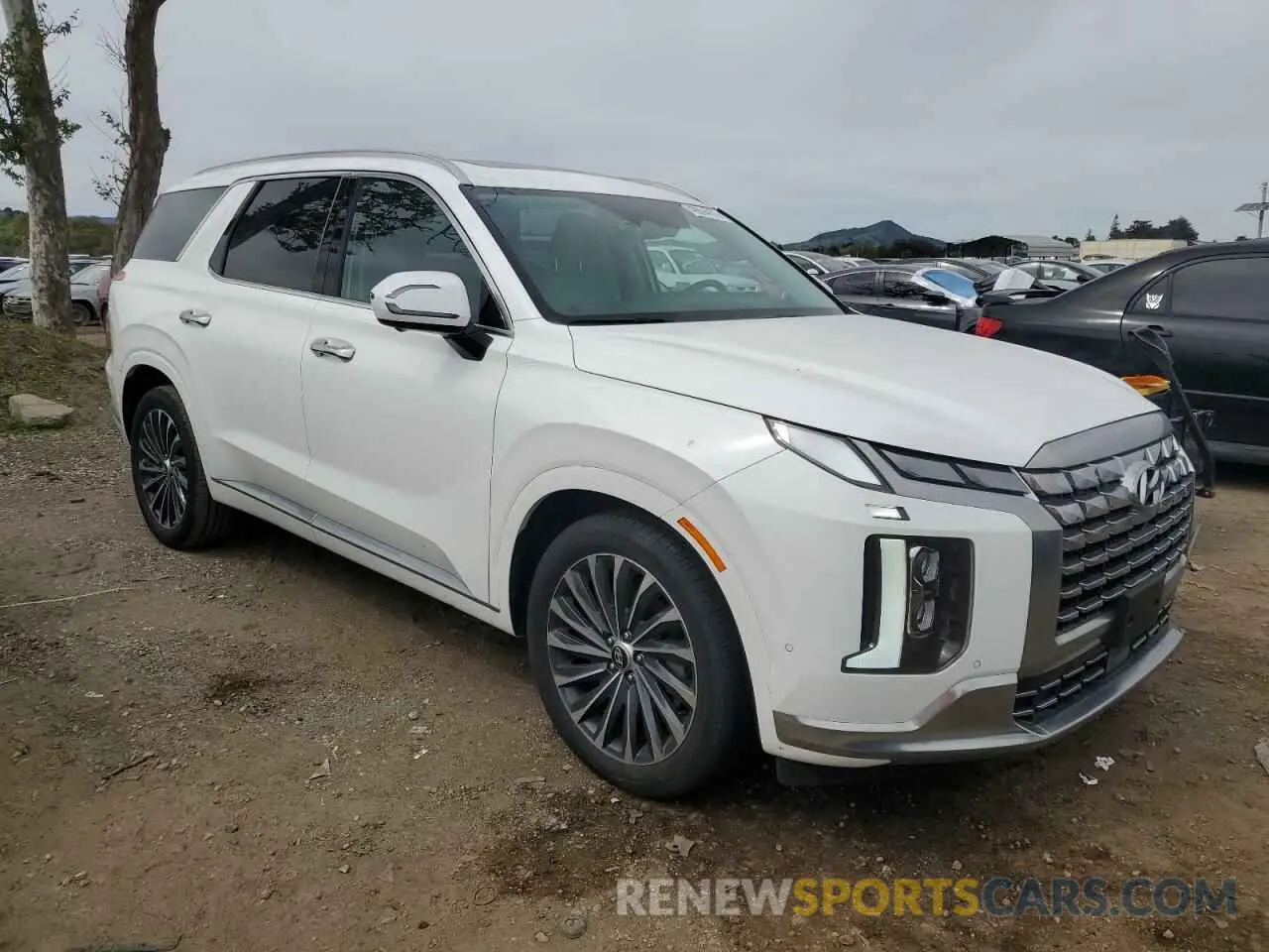 4 Photograph of a damaged car KM8R74GE7PU516883 HYUNDAI PALISADE 2023