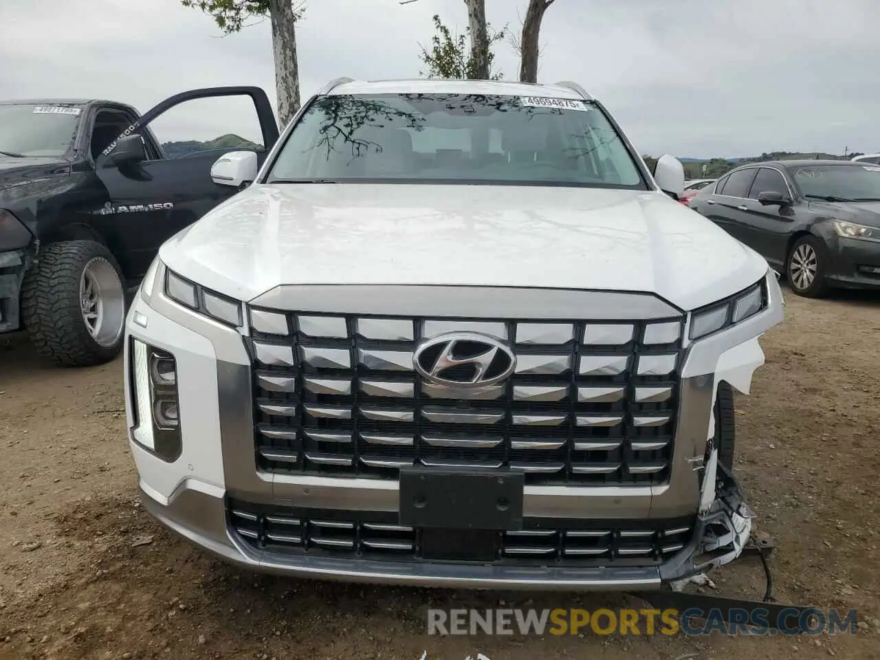 5 Photograph of a damaged car KM8R74GE7PU516883 HYUNDAI PALISADE 2023