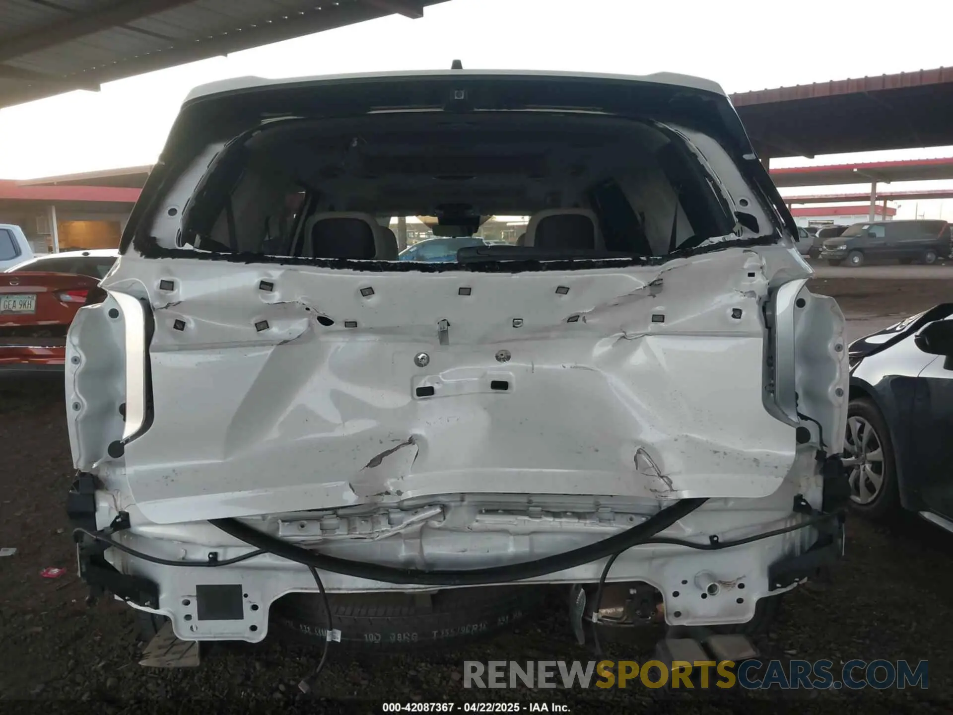 17 Photograph of a damaged car KM8R74GE7PU590854 HYUNDAI PALISADE 2023