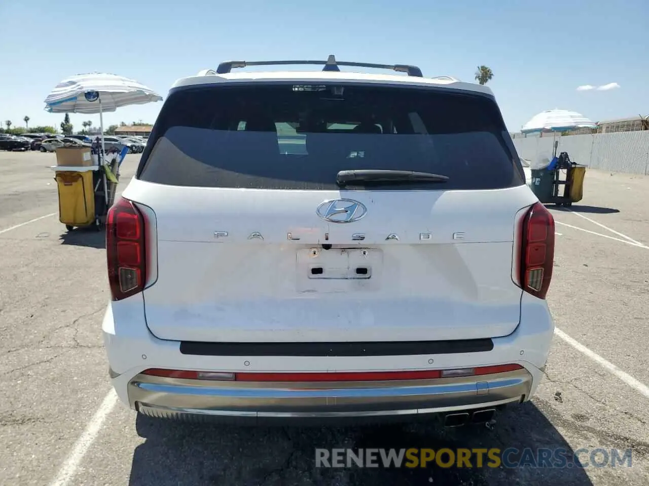 6 Photograph of a damaged car KM8R74GEXPU516408 HYUNDAI PALISADE 2023
