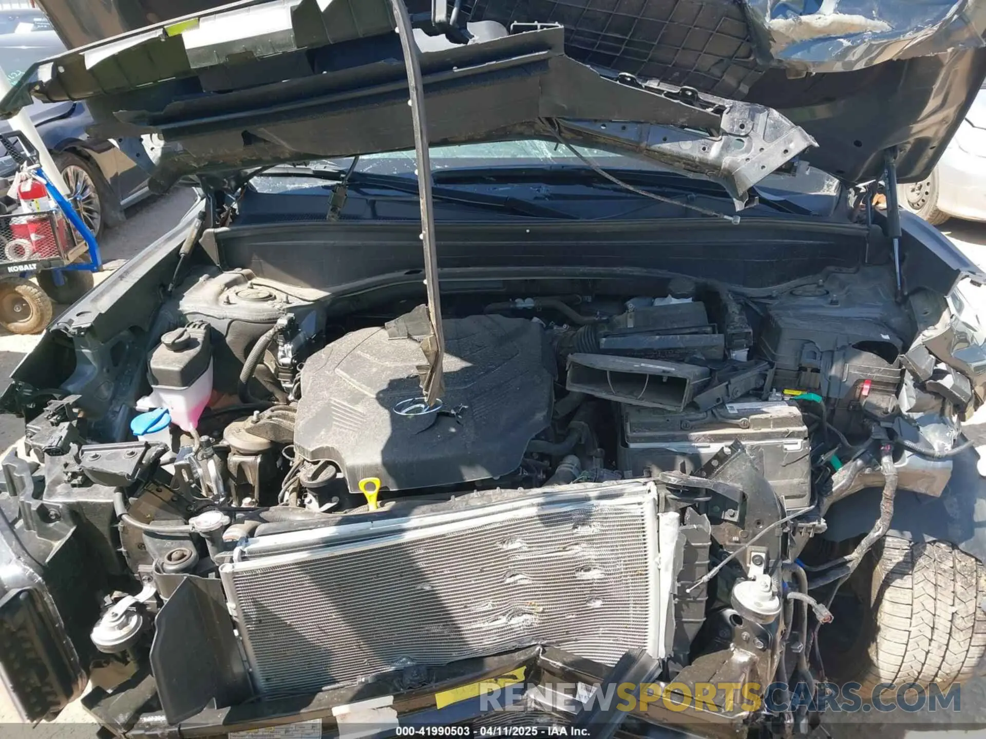 10 Photograph of a damaged car KM8R74GEXPU517333 HYUNDAI PALISADE 2023