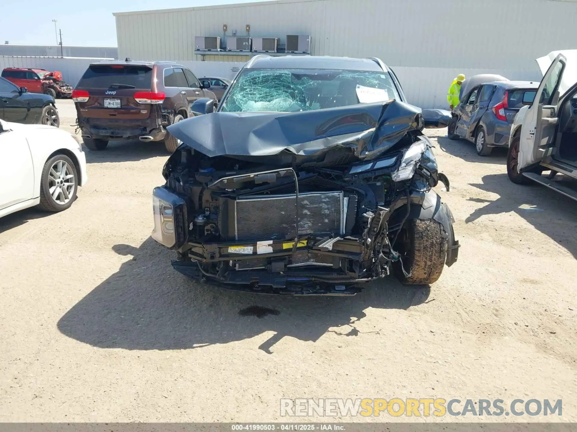 12 Photograph of a damaged car KM8R74GEXPU517333 HYUNDAI PALISADE 2023