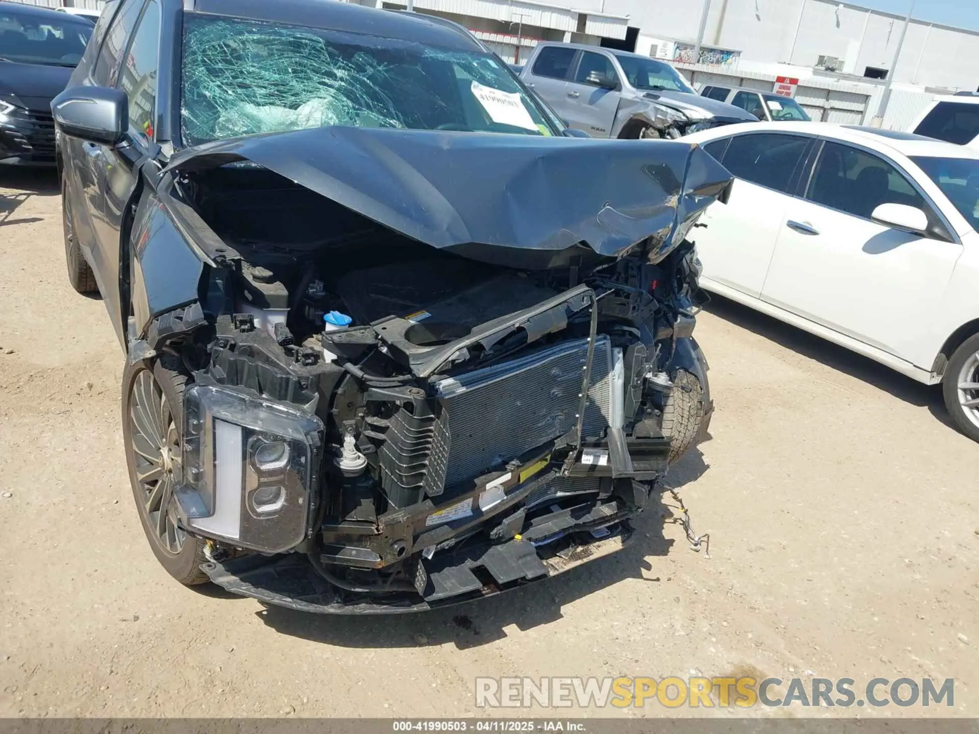 6 Photograph of a damaged car KM8R74GEXPU517333 HYUNDAI PALISADE 2023