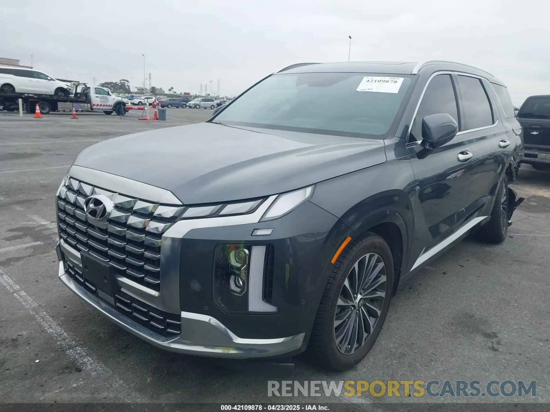 2 Photograph of a damaged car KM8R74GEXPU531152 HYUNDAI PALISADE 2023