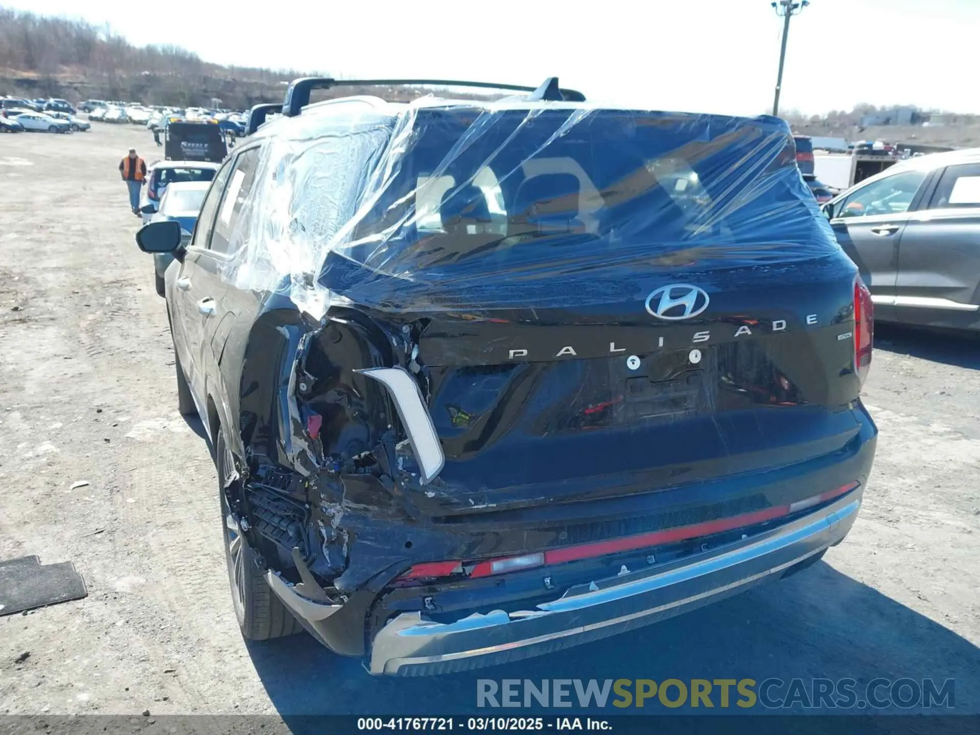 6 Photograph of a damaged car KM8R7DGE0PU582482 HYUNDAI PALISADE 2023