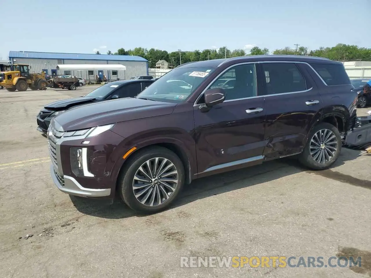 1 Photograph of a damaged car KM8R7DGE0PU606179 HYUNDAI PALISADE 2023