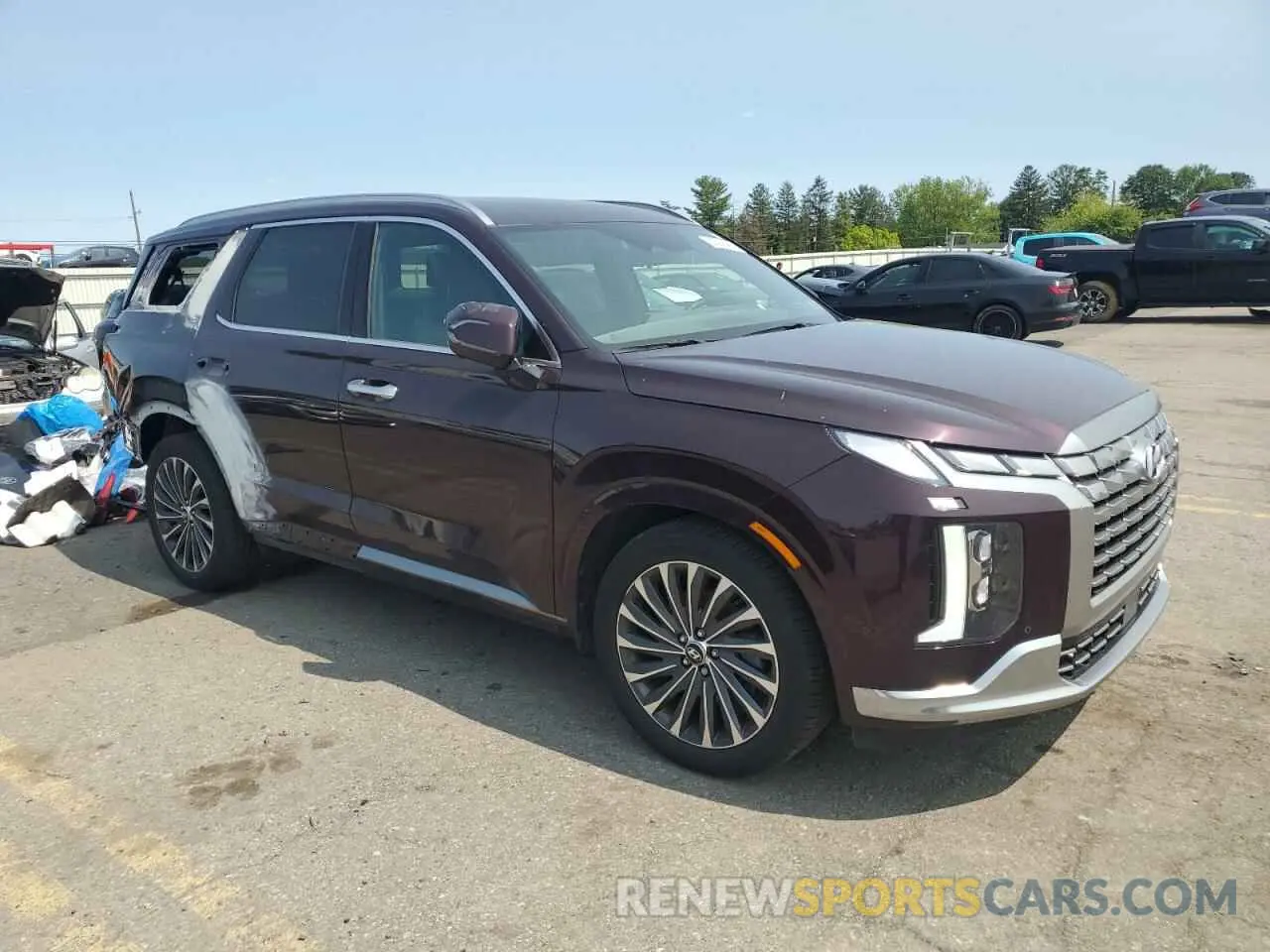 4 Photograph of a damaged car KM8R7DGE0PU606179 HYUNDAI PALISADE 2023