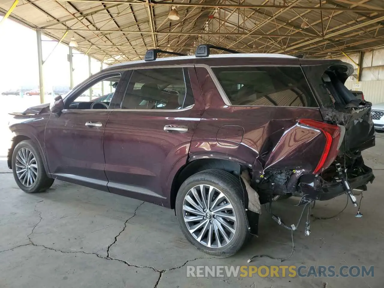 2 Photograph of a damaged car KM8R7DGE0PU643247 HYUNDAI PALISADE 2023