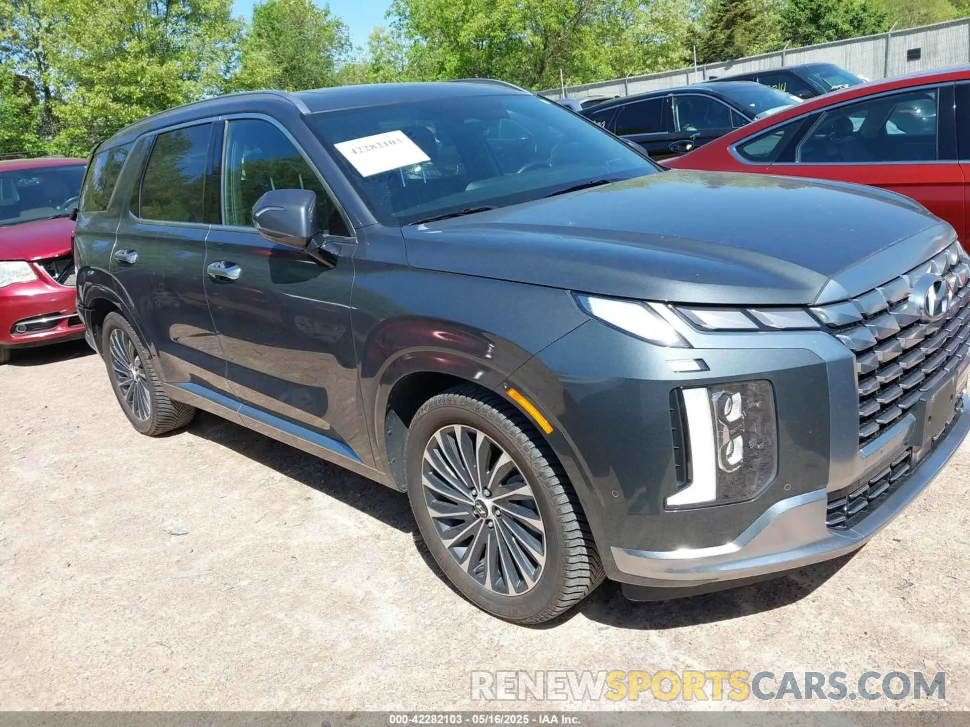 1 Photograph of a damaged car KM8R7DGE1PU502462 HYUNDAI PALISADE 2023