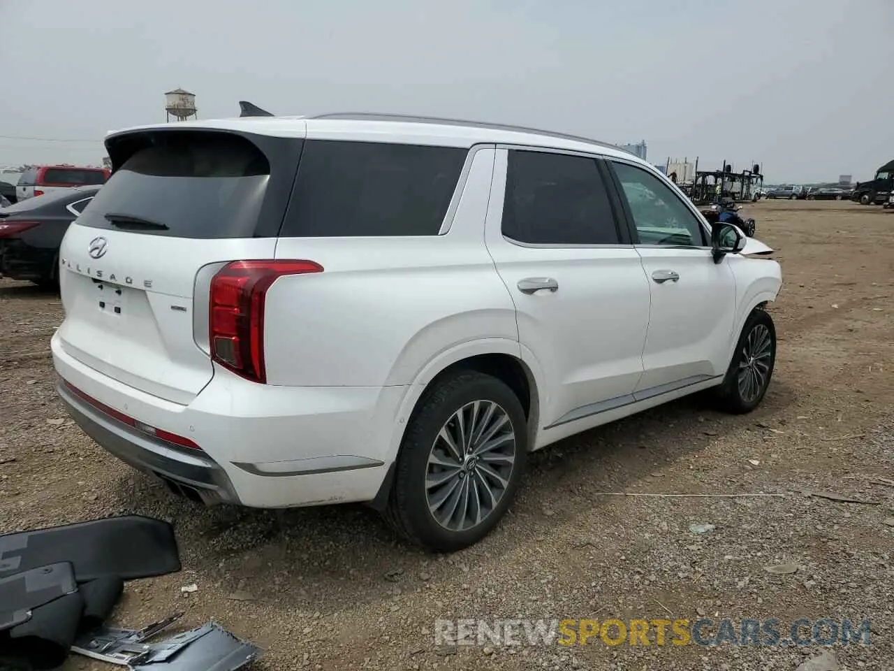 3 Photograph of a damaged car KM8R7DGE1PU638459 HYUNDAI PALISADE 2023