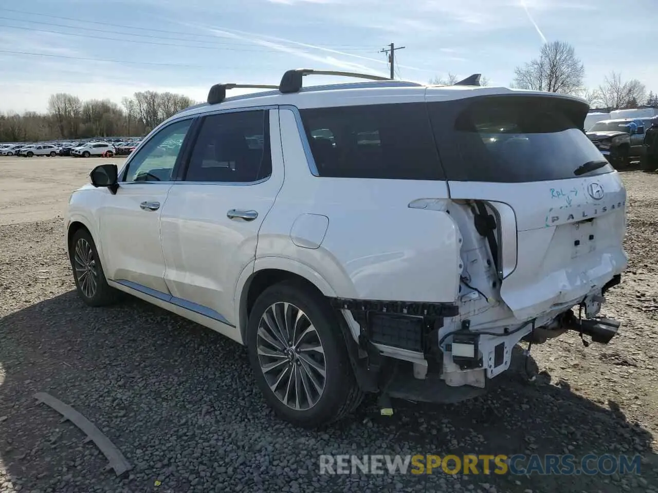 2 Photograph of a damaged car KM8R7DGE2PU502227 HYUNDAI PALISADE 2023