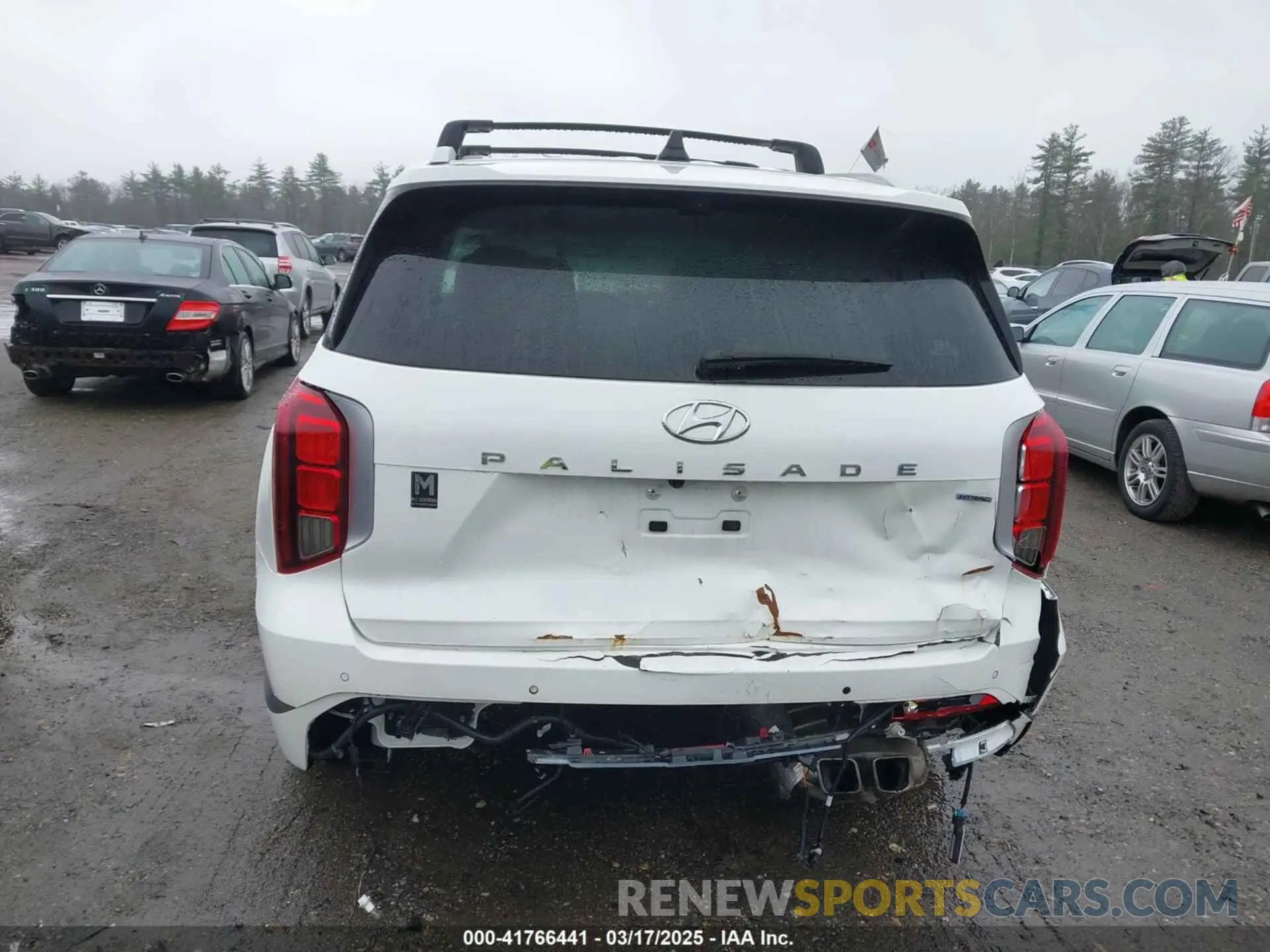 17 Photograph of a damaged car KM8R7DGE2PU504625 HYUNDAI PALISADE 2023