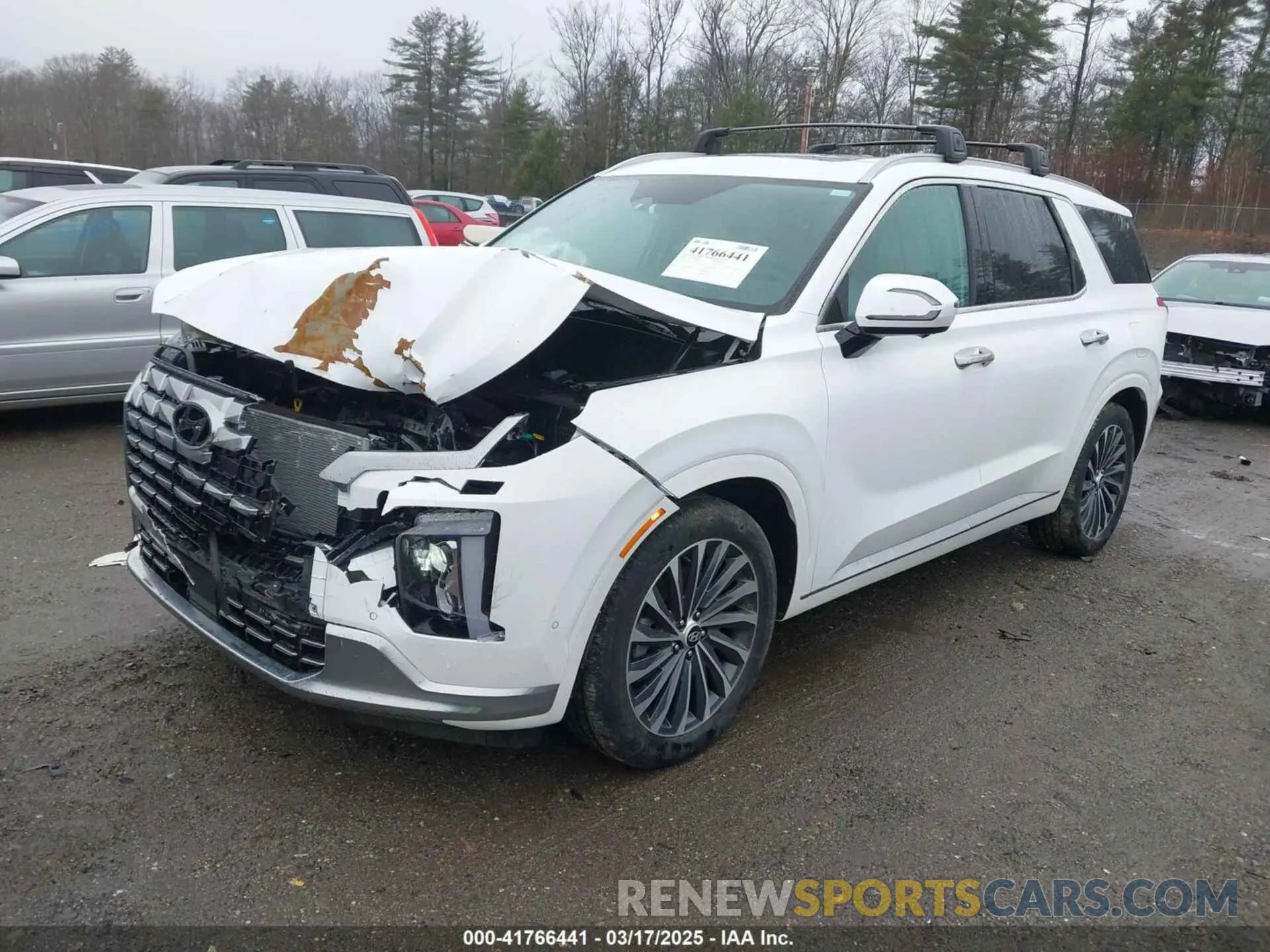 2 Photograph of a damaged car KM8R7DGE2PU504625 HYUNDAI PALISADE 2023