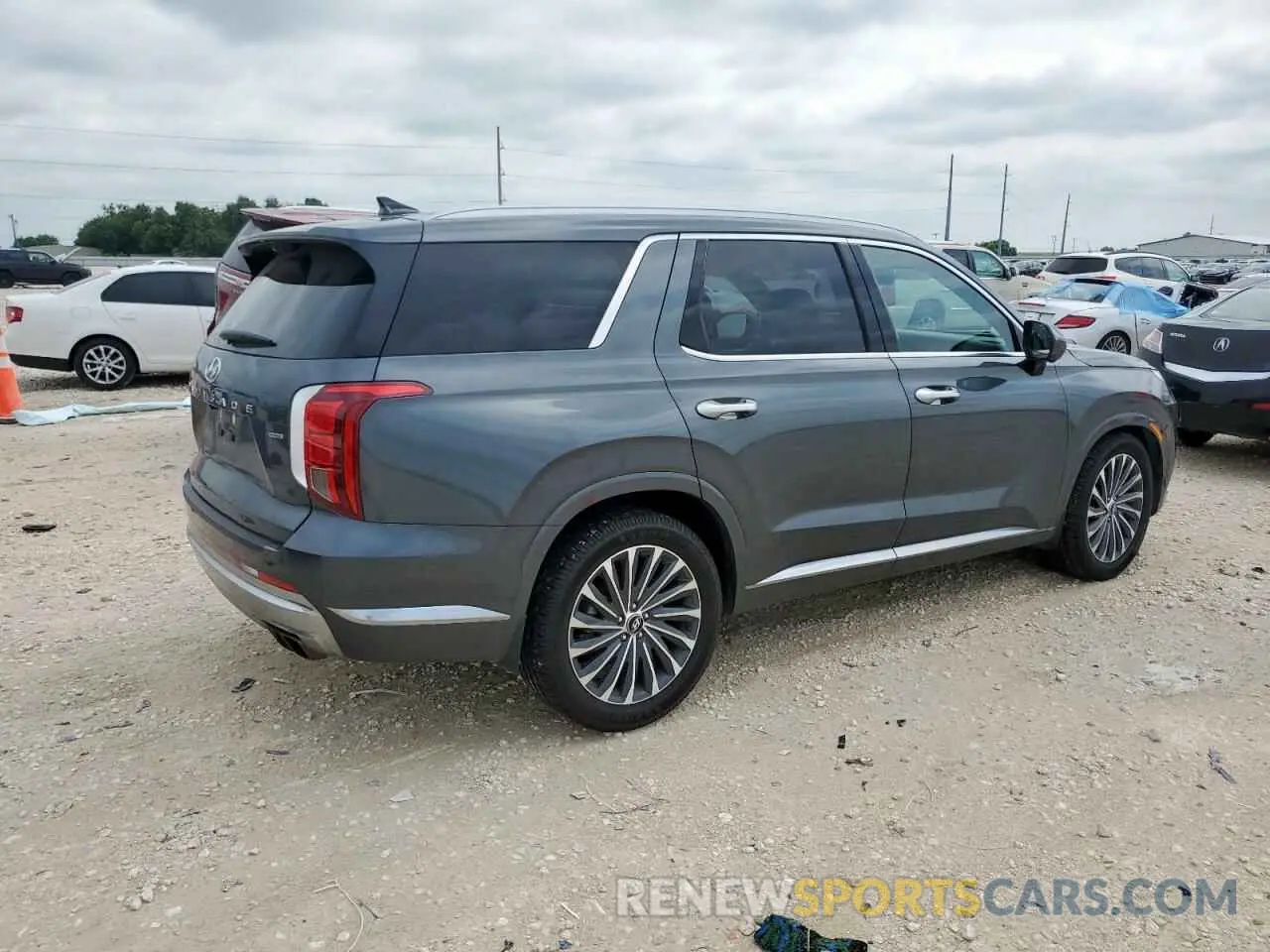 3 Photograph of a damaged car KM8R7DGE3PU579169 HYUNDAI PALISADE 2023