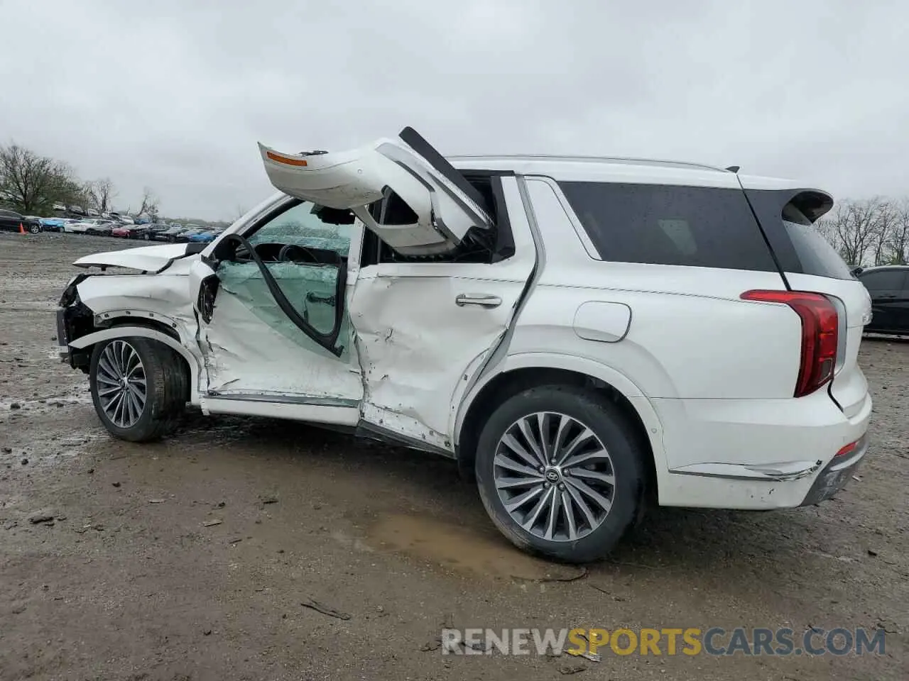 2 Photograph of a damaged car KM8R7DGE4PU584025 HYUNDAI PALISADE 2023