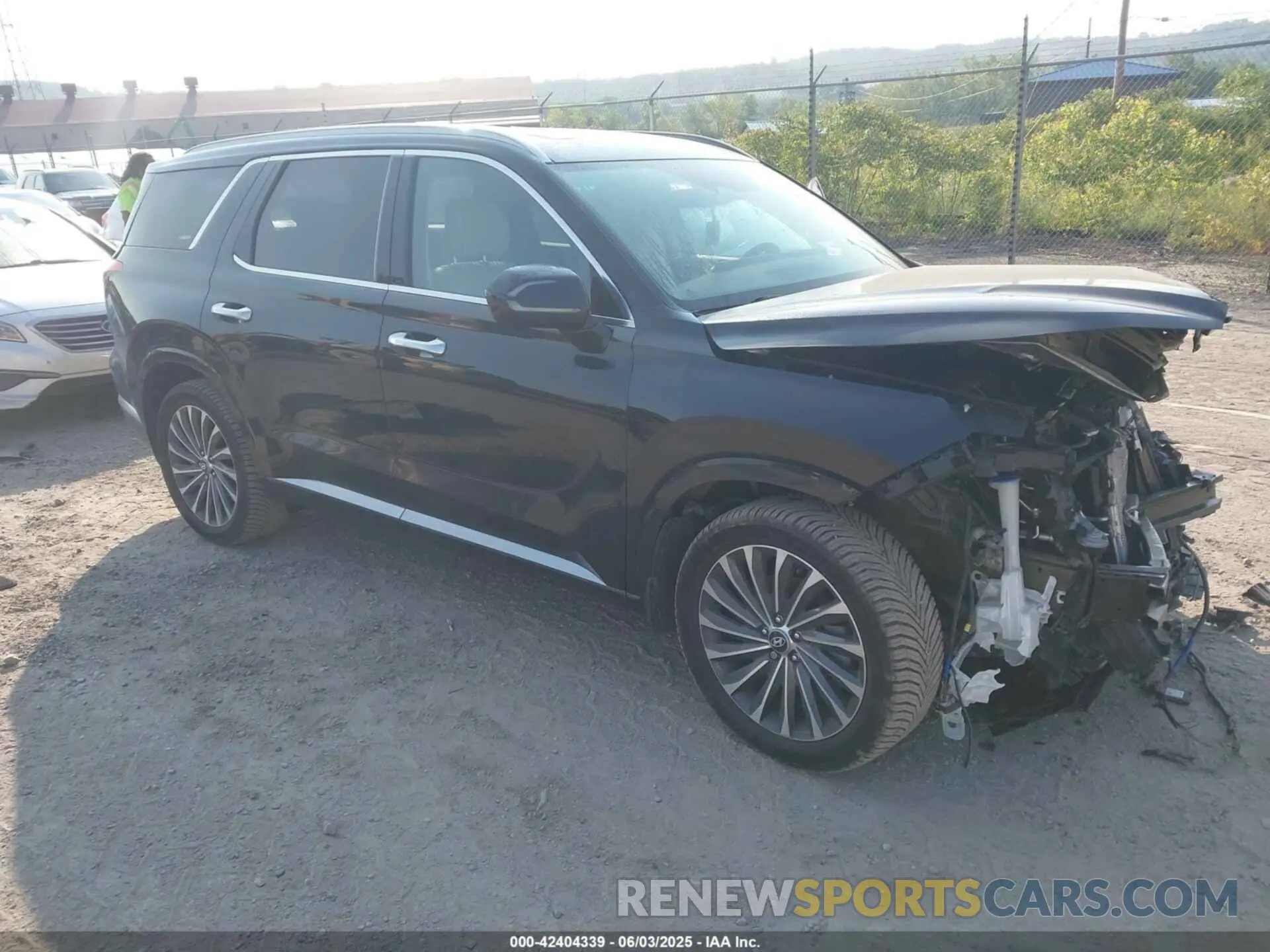 1 Photograph of a damaged car KM8R7DGE6PU542231 HYUNDAI PALISADE 2023