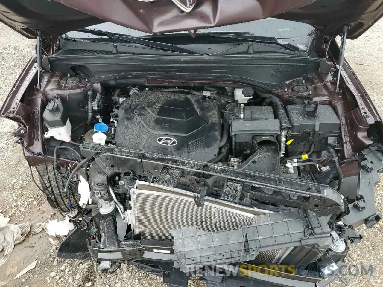12 Photograph of a damaged car KM8R7DGE7PU515393 HYUNDAI PALISADE 2023