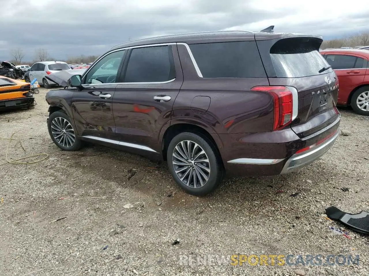 2 Photograph of a damaged car KM8R7DGE7PU515393 HYUNDAI PALISADE 2023